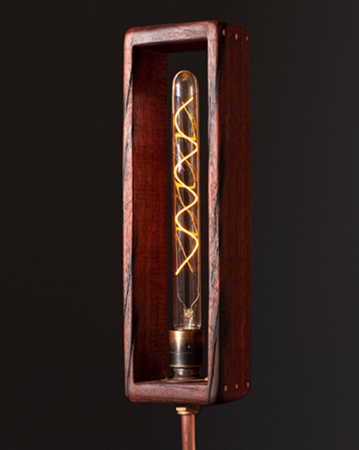 Salvaged Jarrah Hardwood Ballast Tall Table Lamp