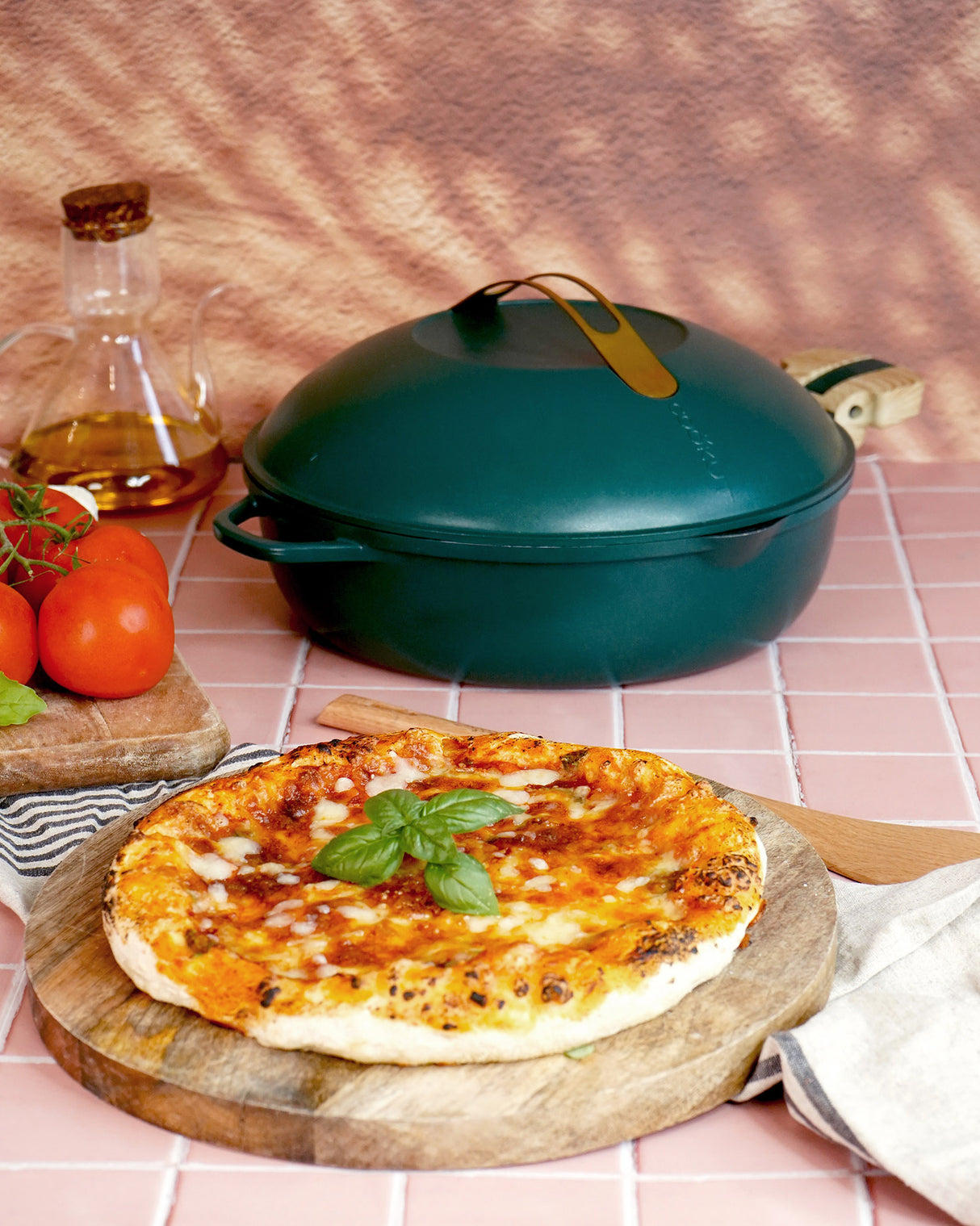 Canopy 28cm Lidded Non-Stick 8-in-1 Pan with Accessories