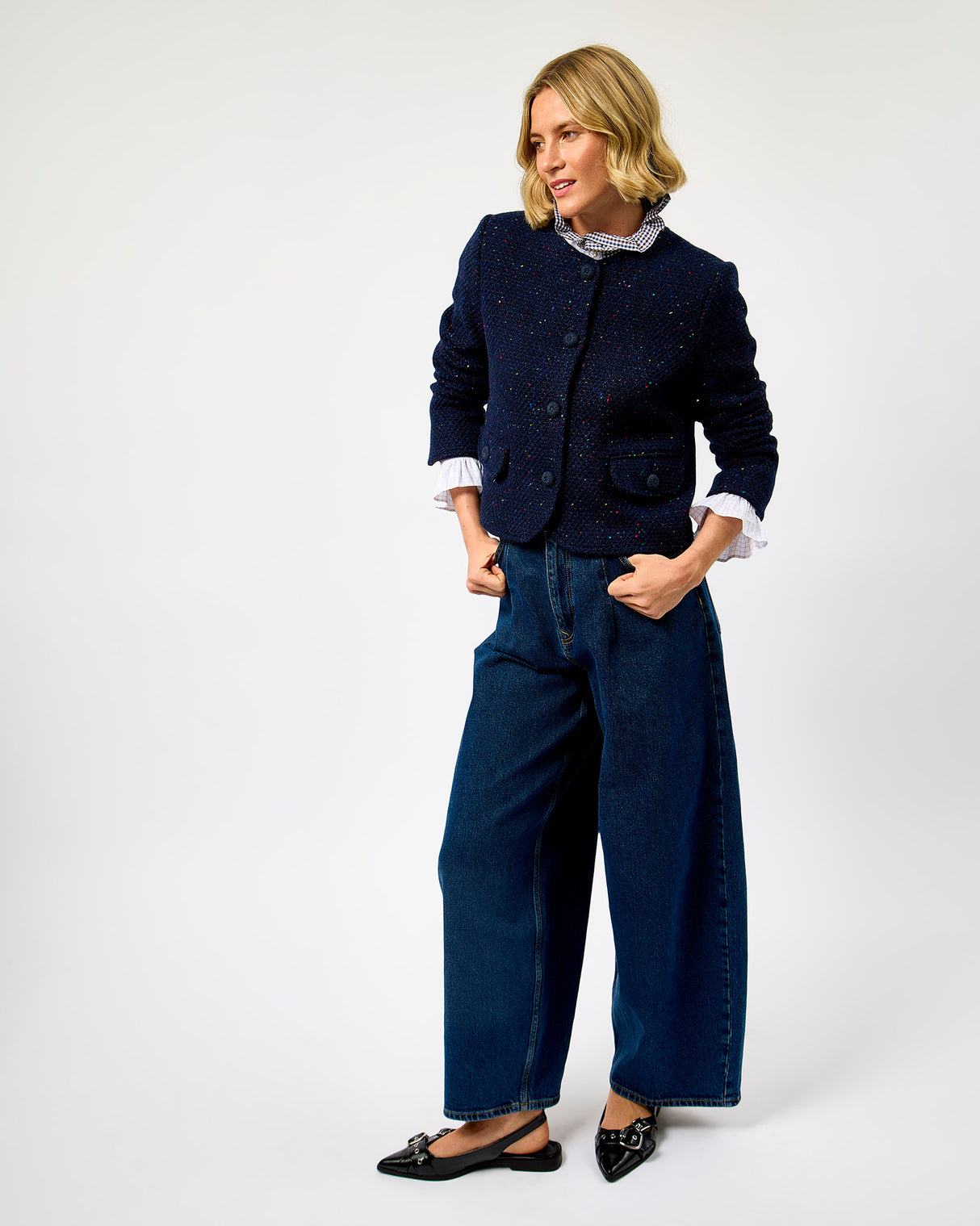 The Flock Dúghorm Donegal Wool Jacket