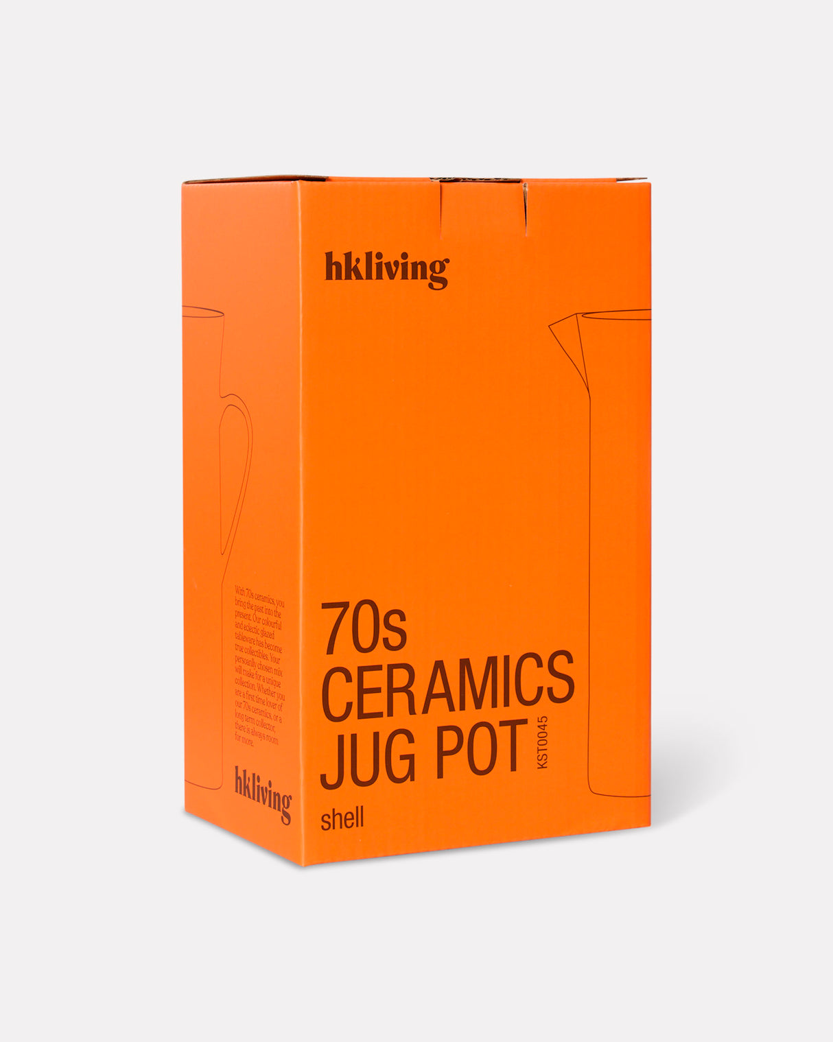 Shell 70s Ceramics 1.2L Jug