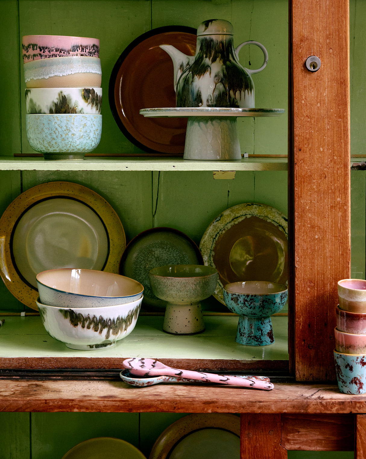 Sprinkle 70s Ceramics Serving Spoons Set