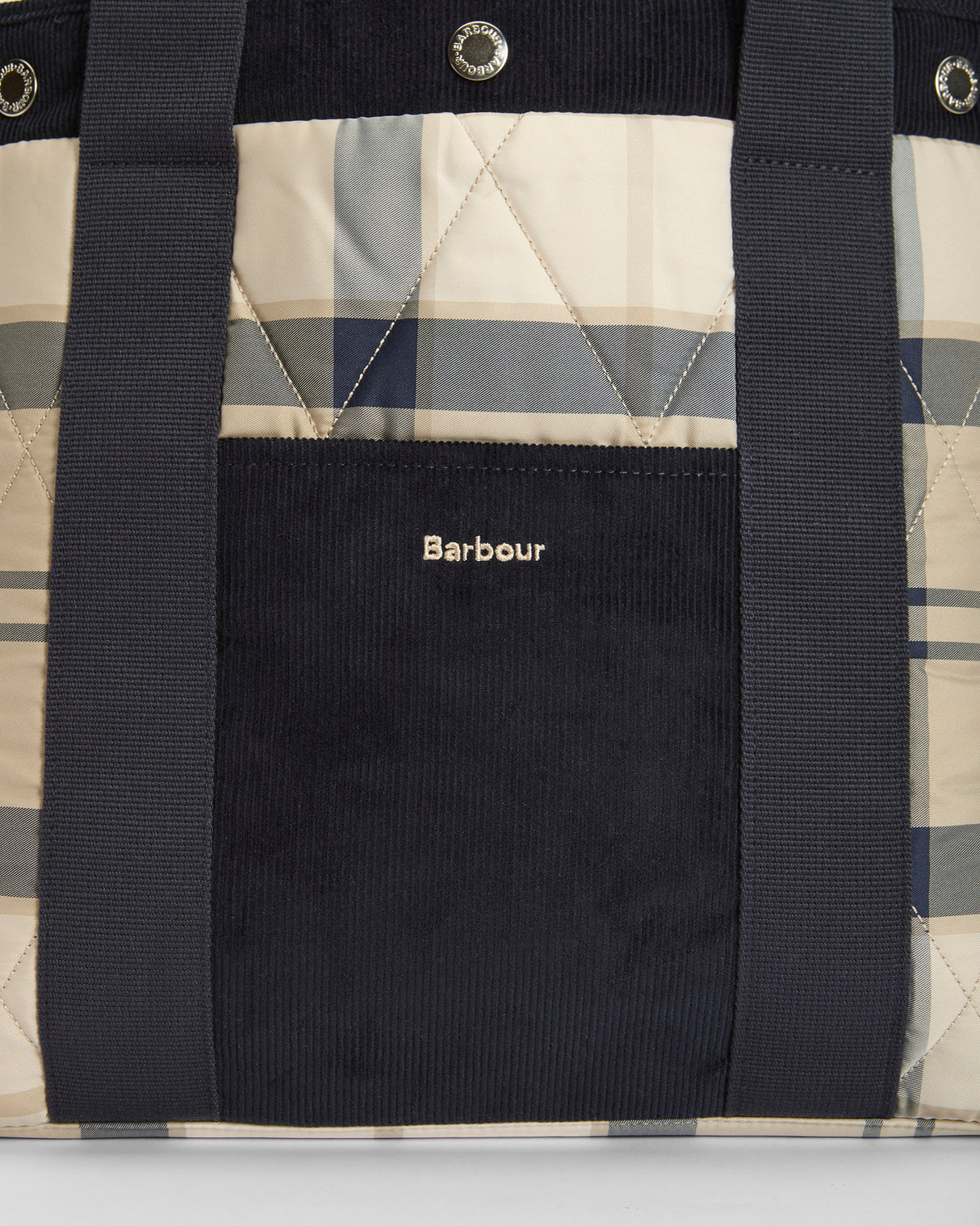 Indigo Healy Tartan Tote Bag