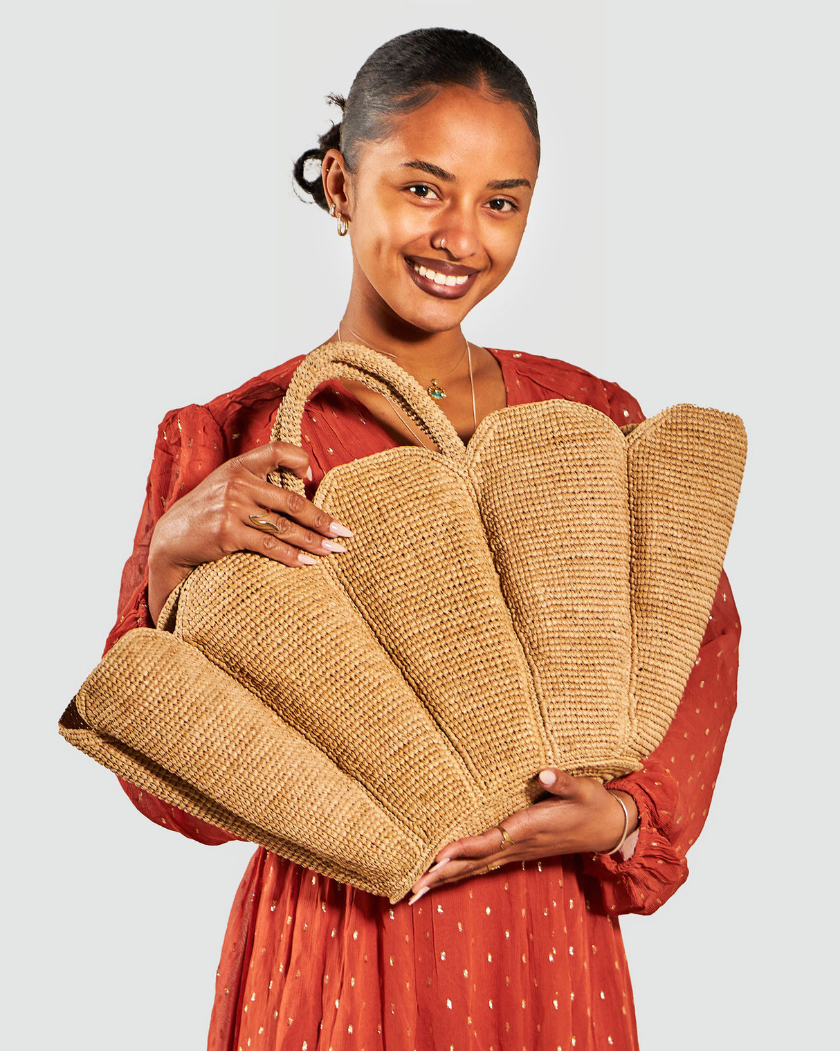 Natural Anna Raffia Bag