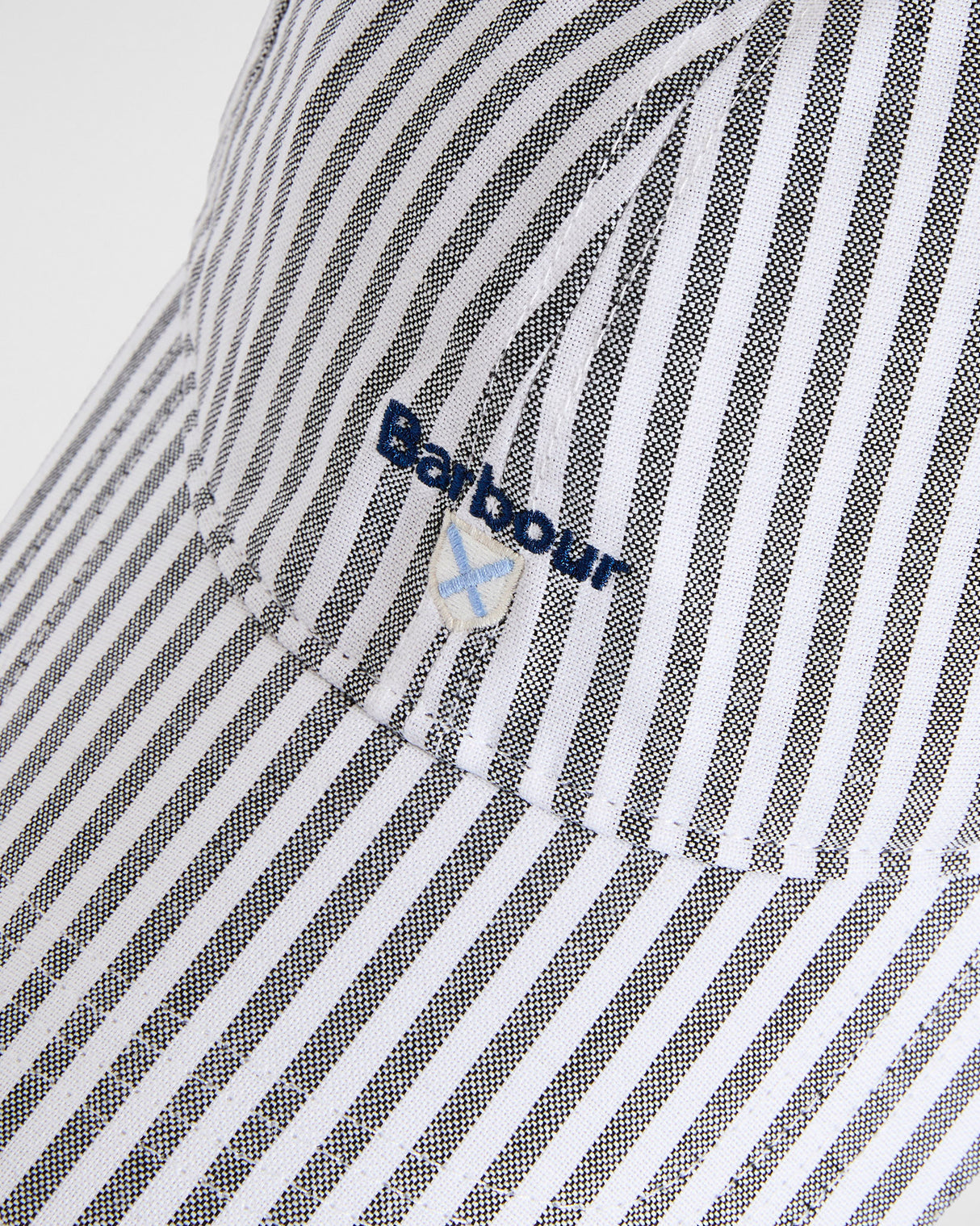 Navy Stripe Cresswell Cap