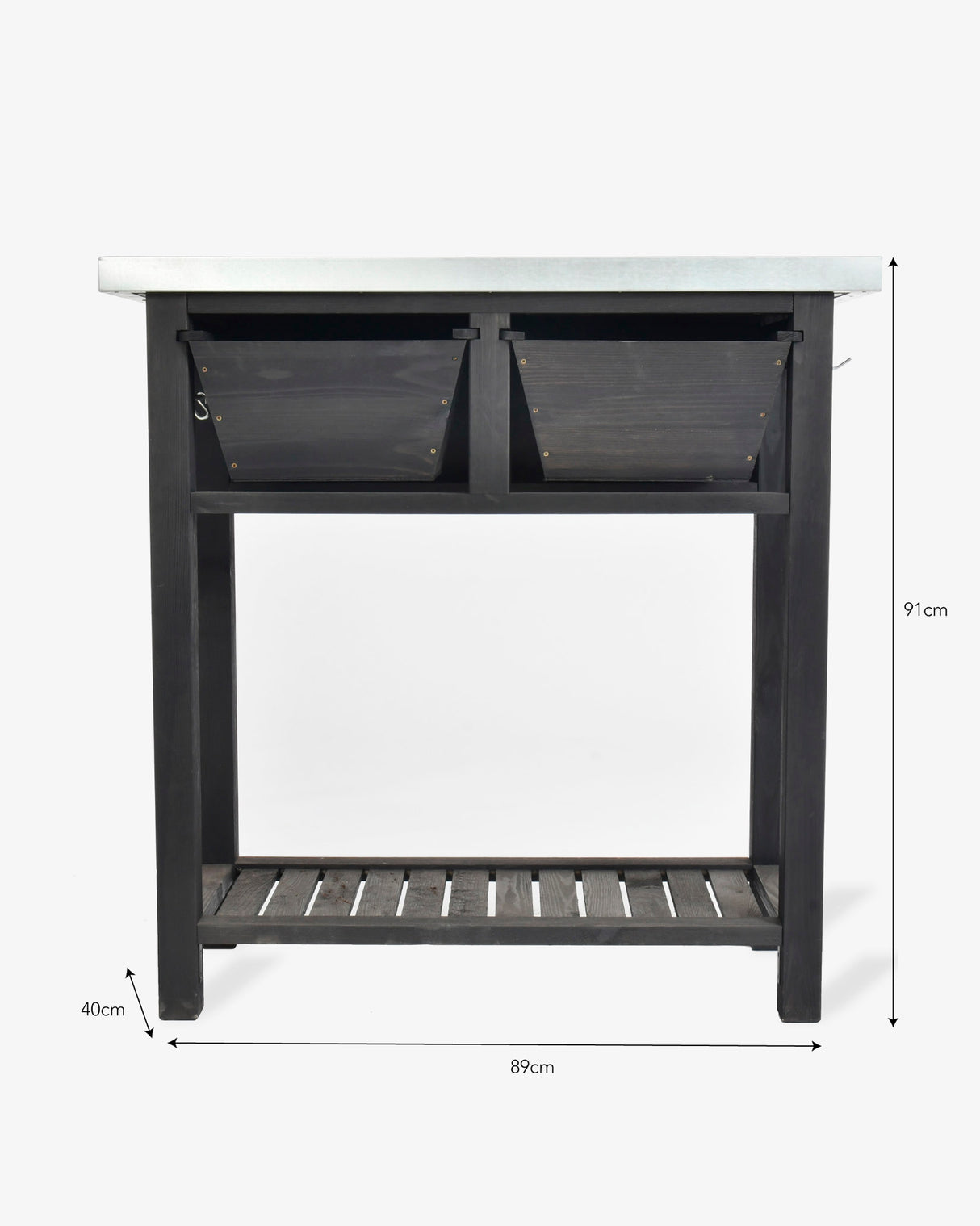 Spruce & Galvanised Steel Moreton Potting Bench