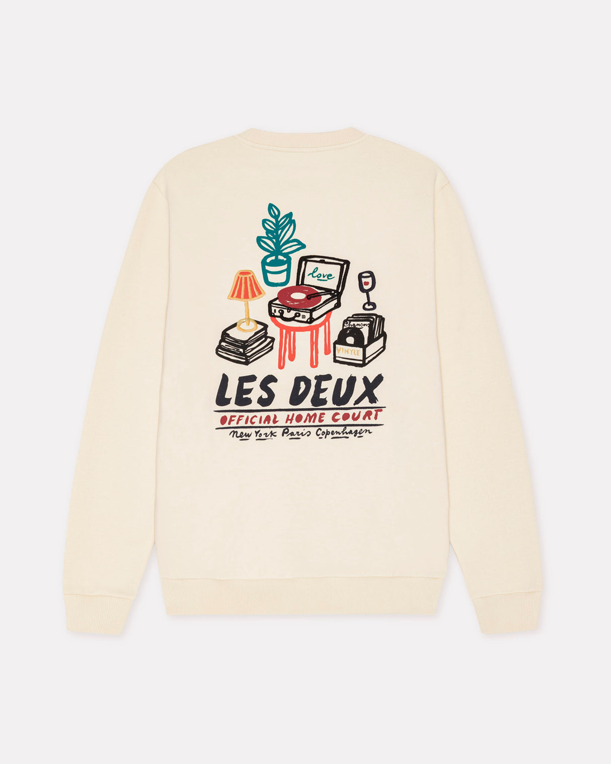 Ivory Record Cotton Sweatshirt
