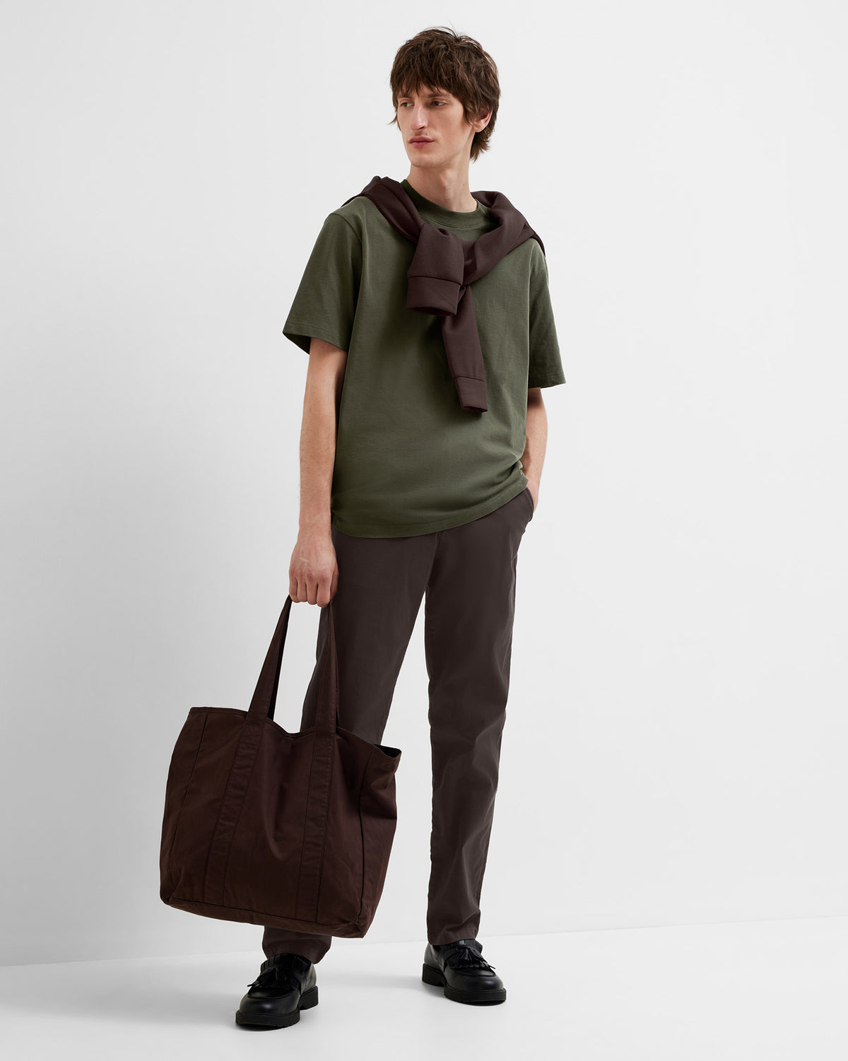 Chocolate 175 Slim Miles Flex Trousers