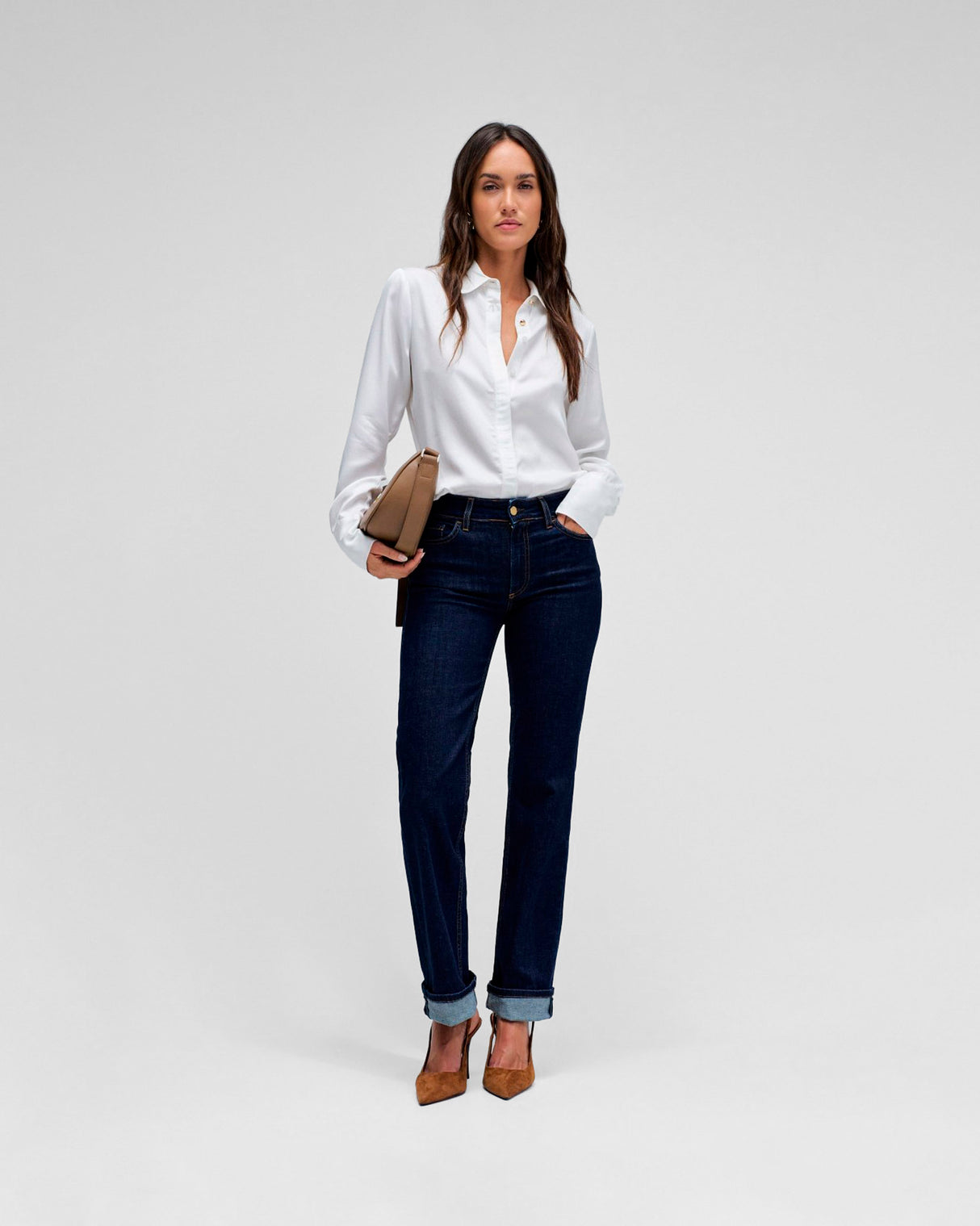 Medium Wash Destiny Straight Leg Jeans