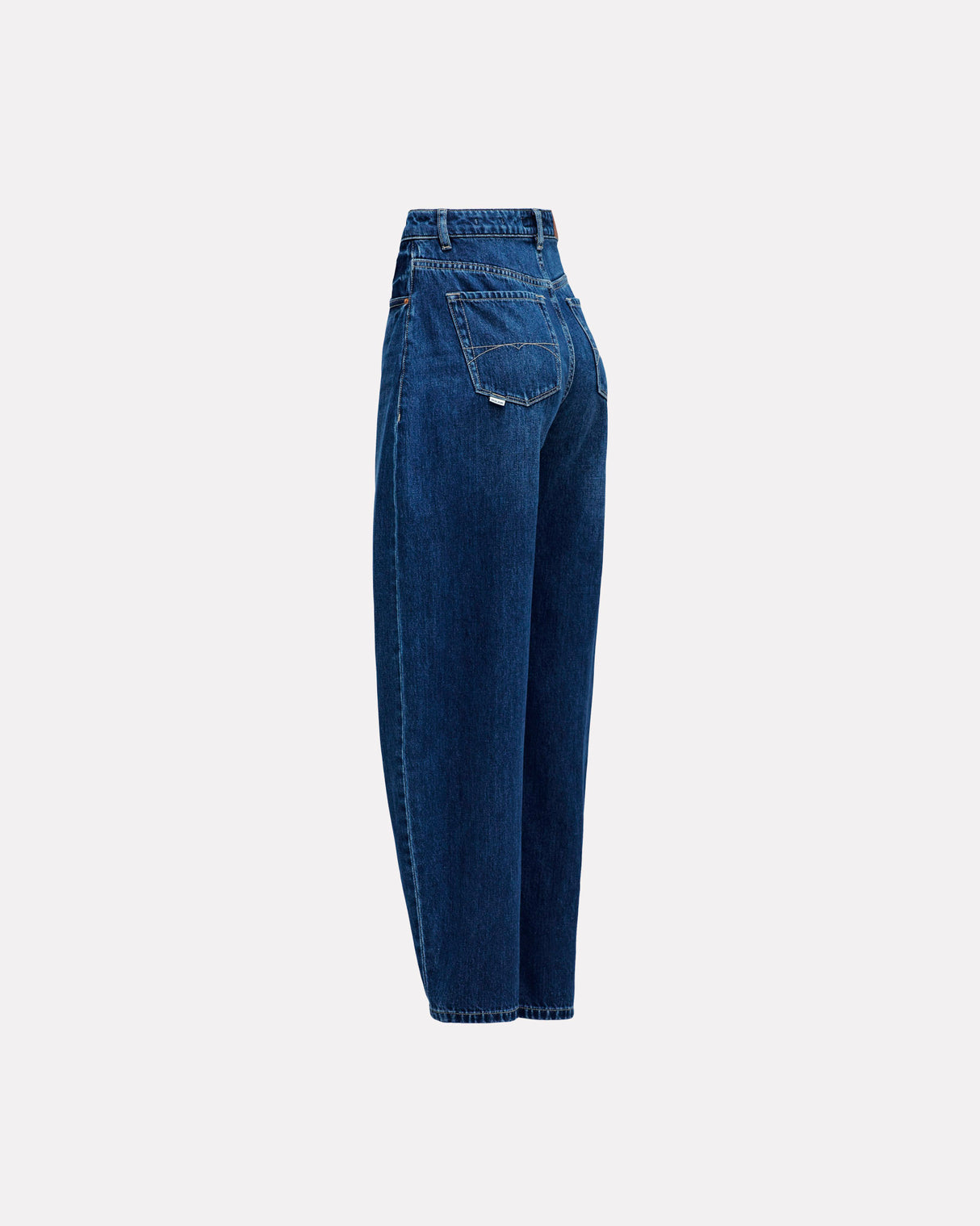 Medium Wash Barrel Jeans