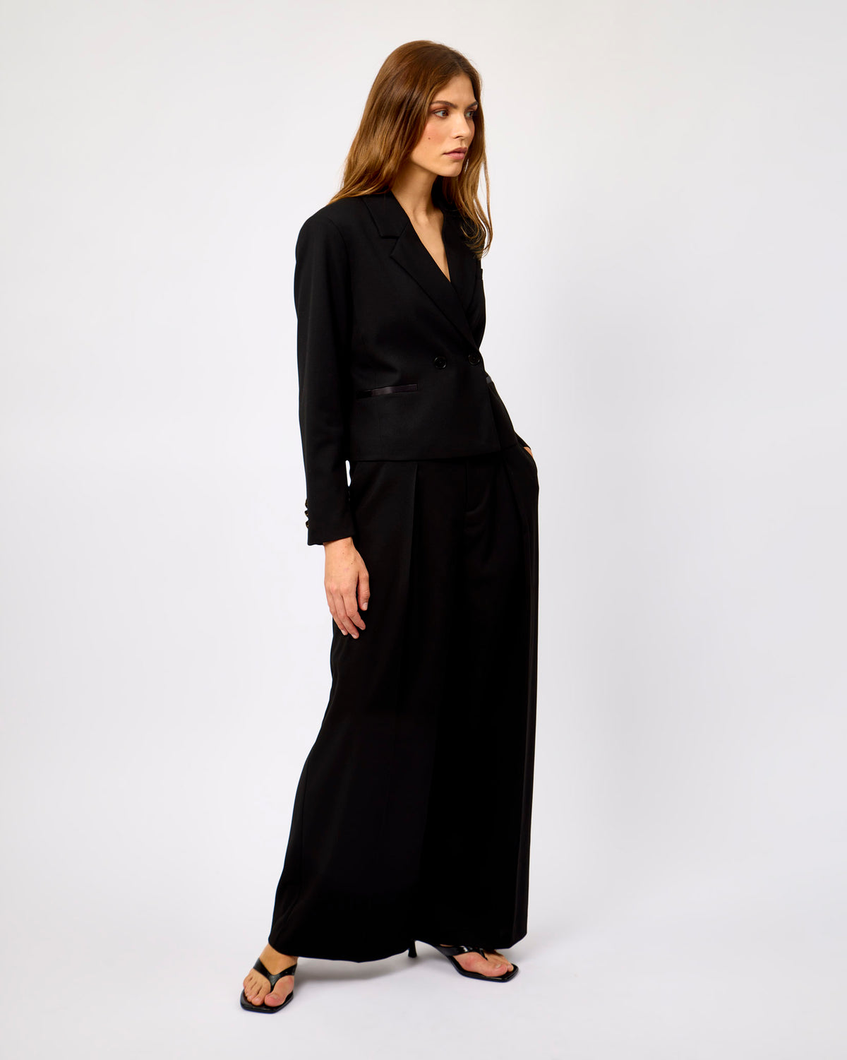 Black Damla Classic Blazer