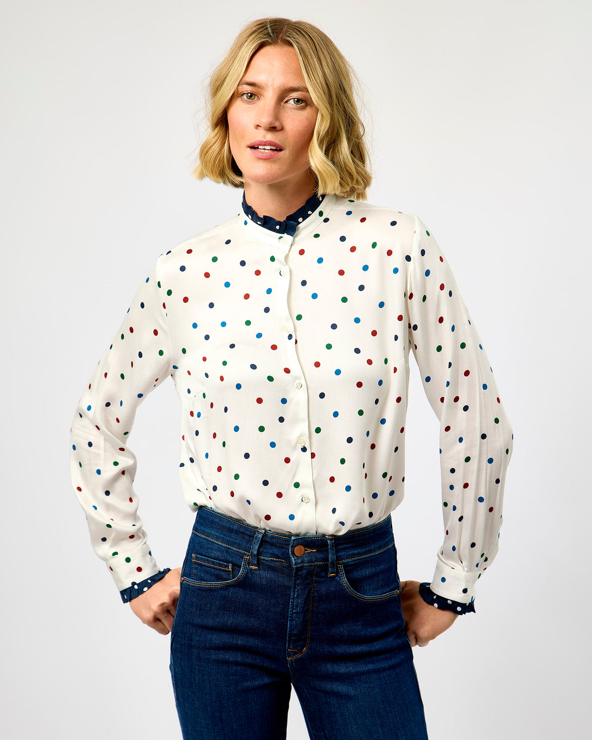 Hotel Vilagallo Diana Polka Dot Shirt