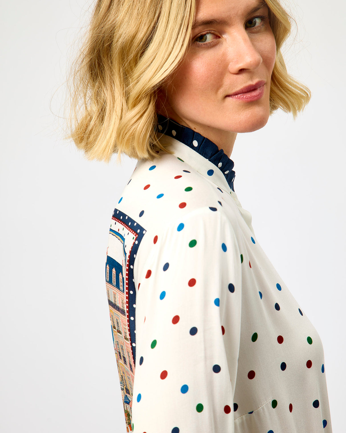 Hotel Vilagallo Diana Polka Dot Shirt