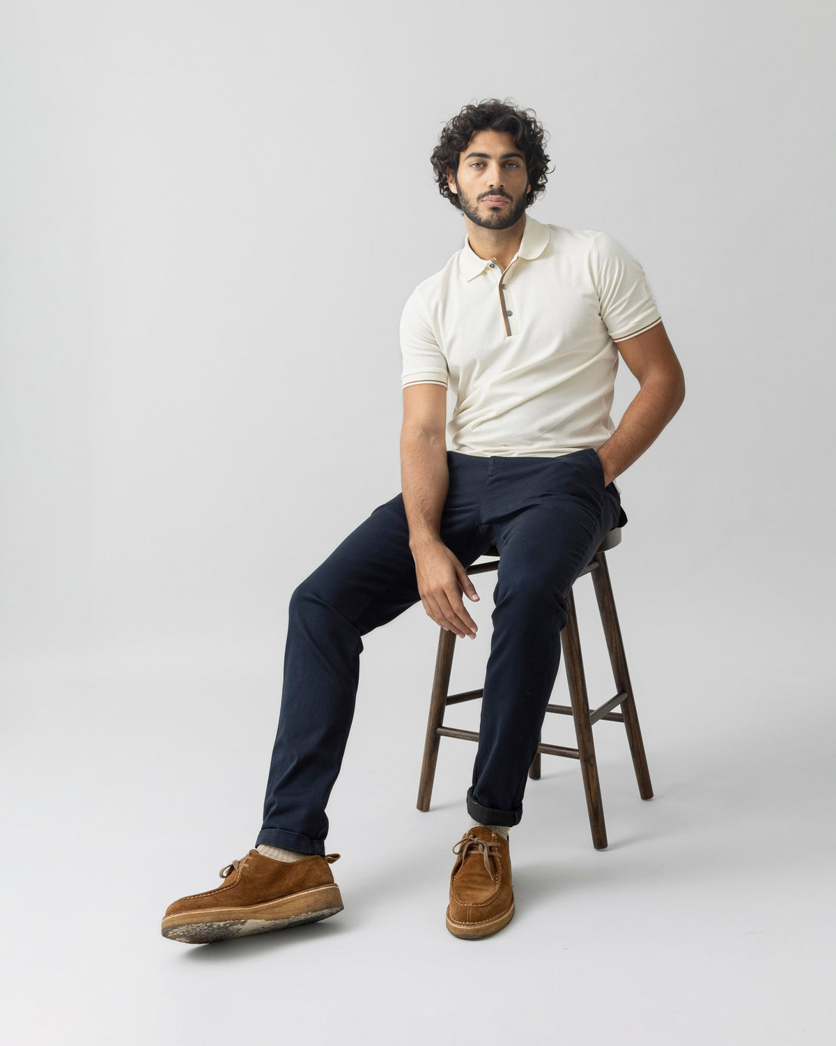Navy Hunt Soft Trousers