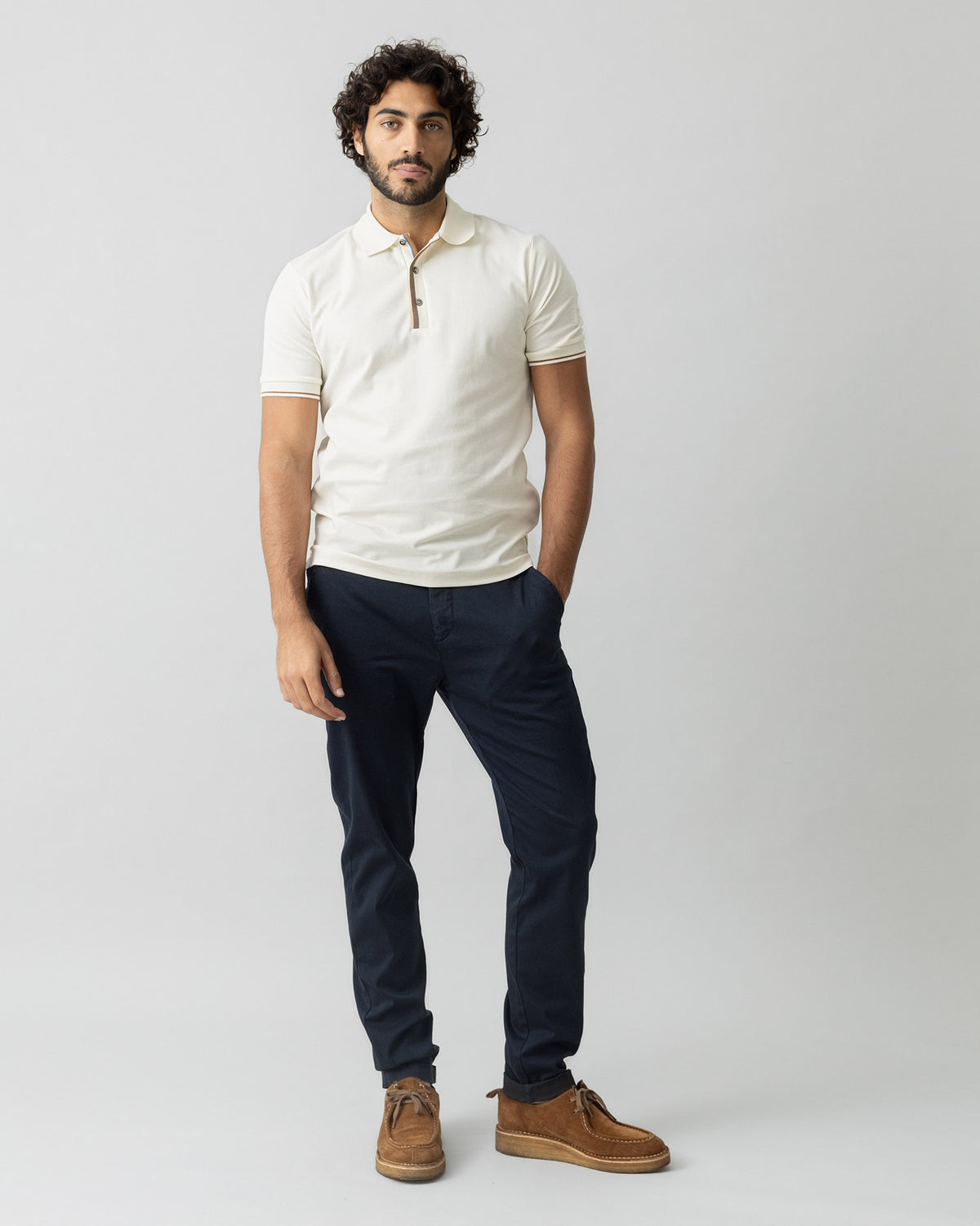 Navy Hunt Soft Trousers