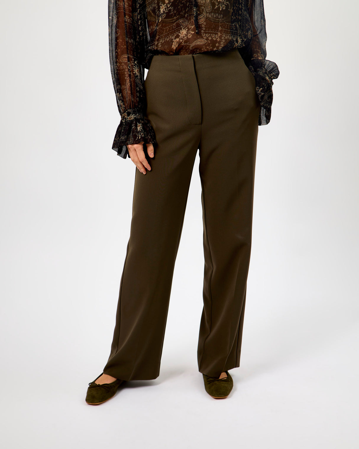 Black Olive Fique Classic Trousers