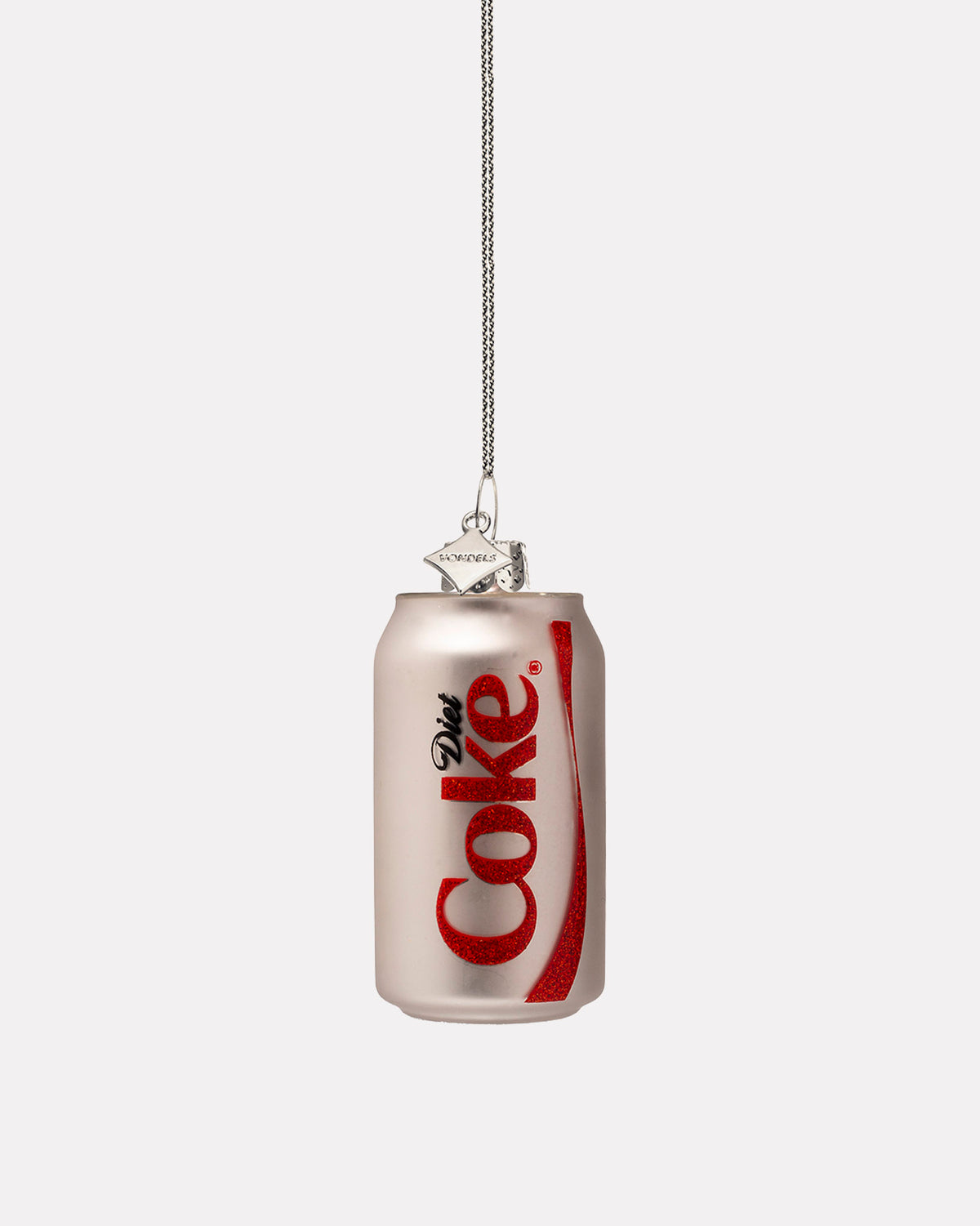 Coca-Cola Diet Coke Can Glass Tree Ornament