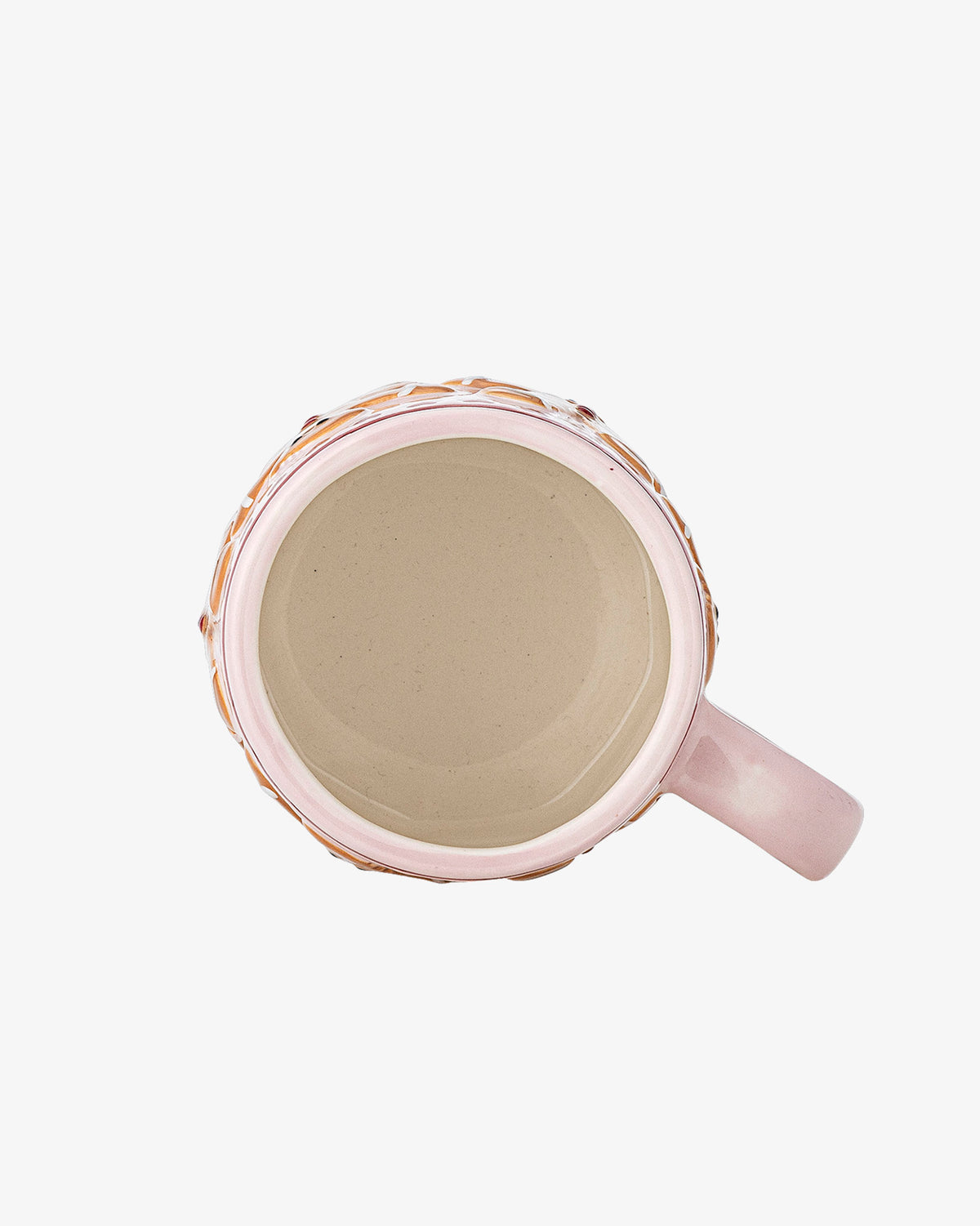 Pink Gingerbread Man Binna Stoneware Cup