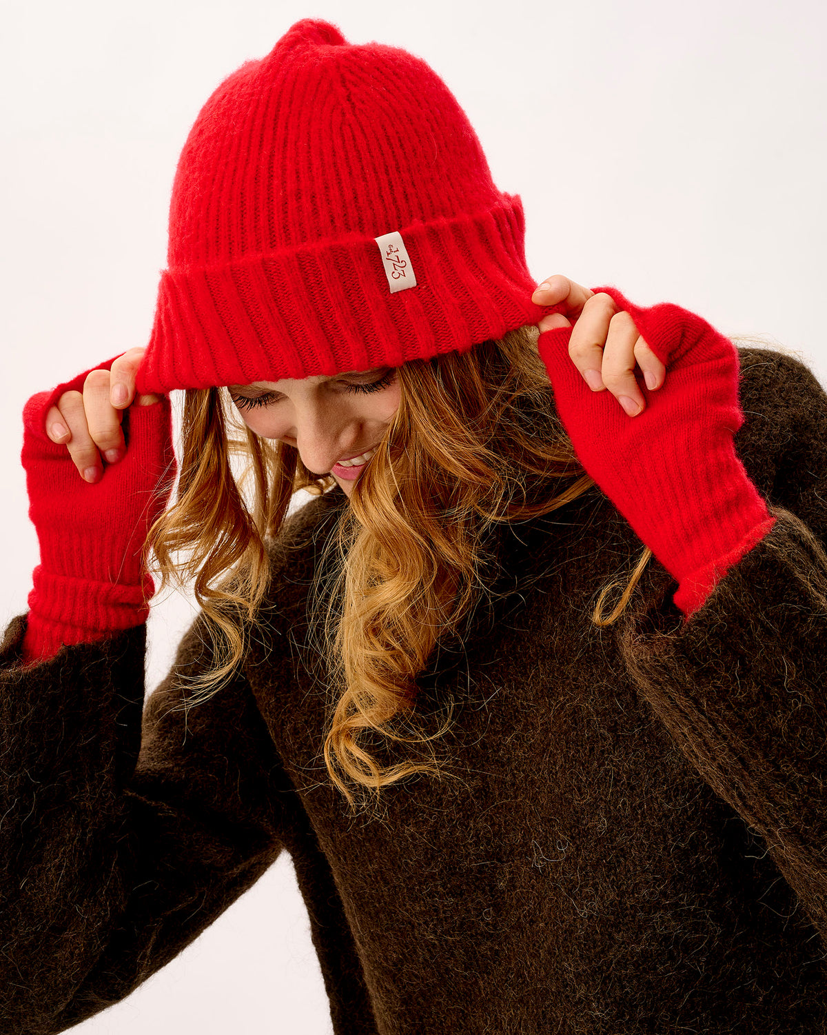 Tartan Scarlet Rona Brushed Lambswool Hat