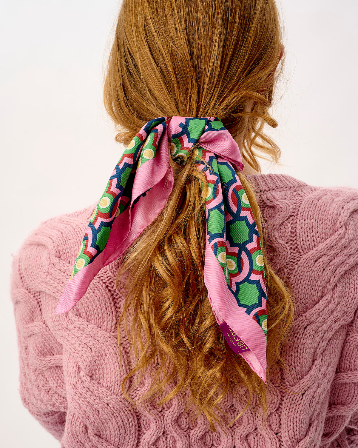 Daisy Loop 100% Silk Scarf