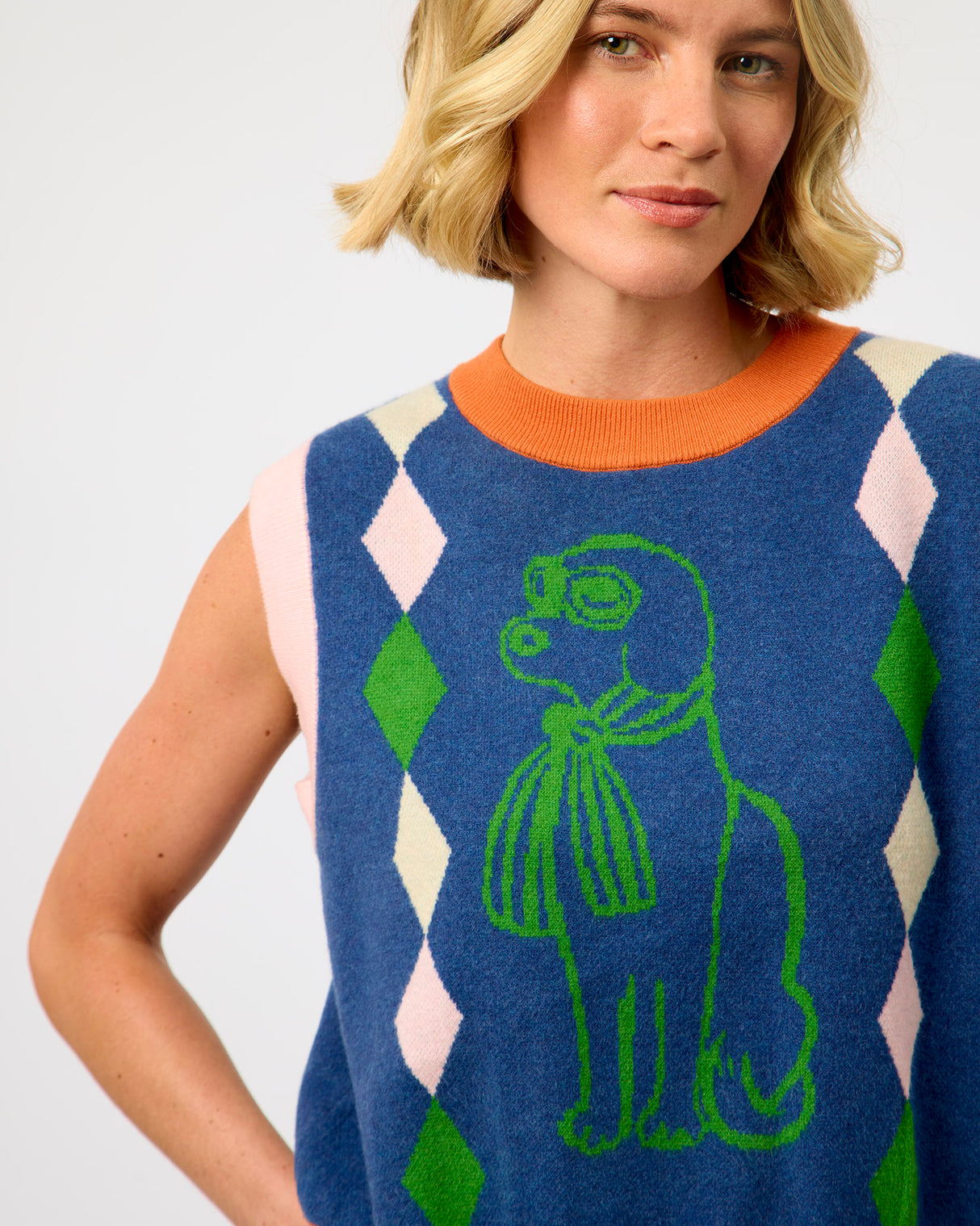 Blue Marine Torquay Knit Vest