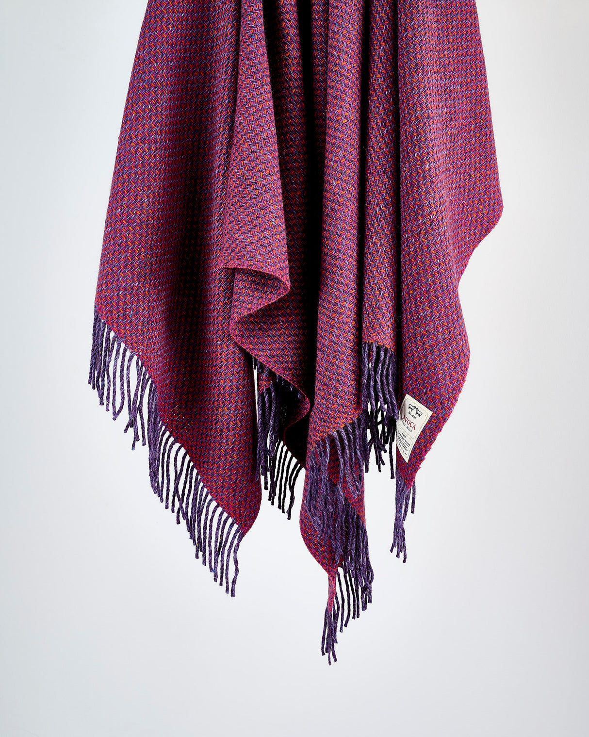 Berry Cobble Donegal Throw