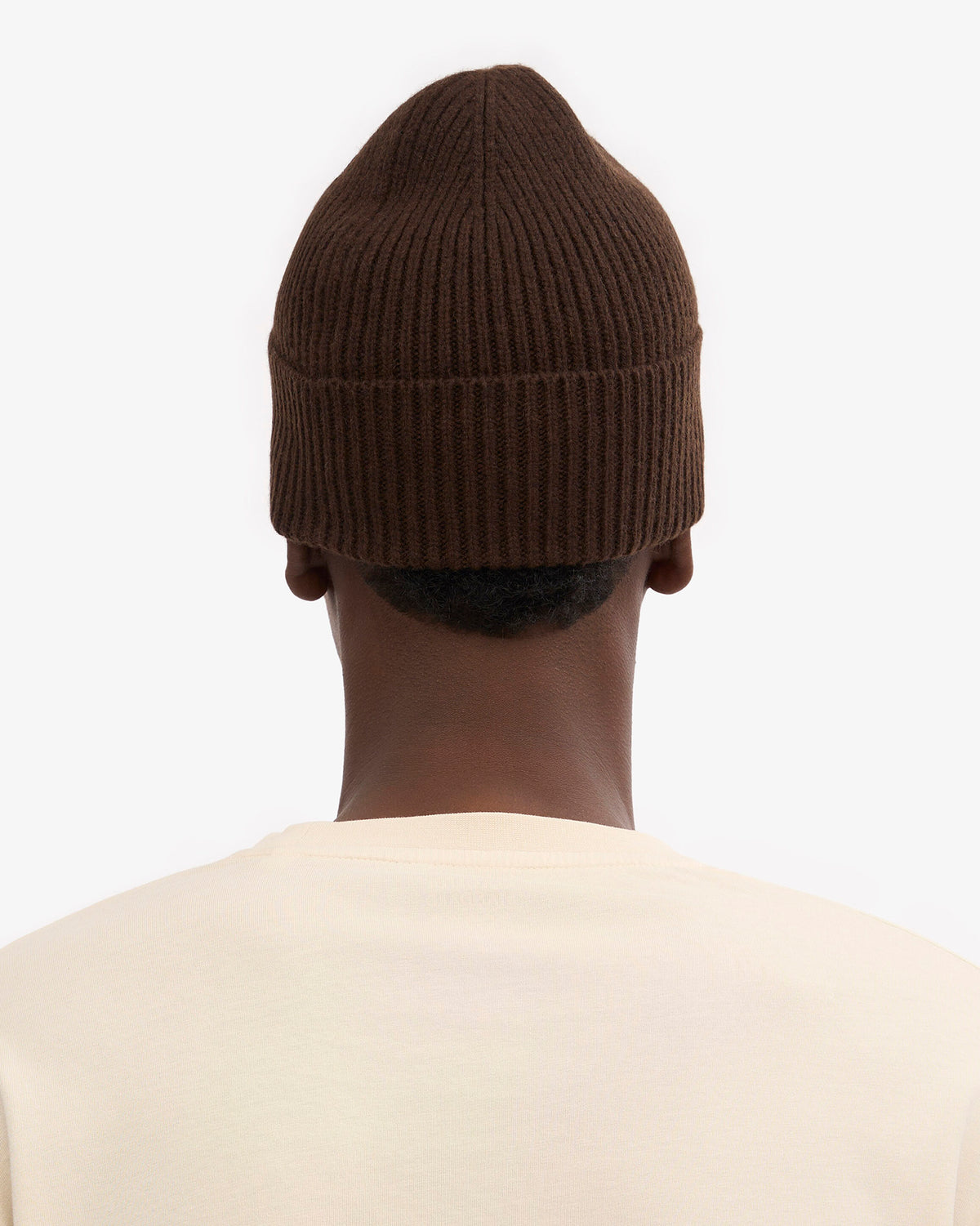 Coffee Brown Merino Beanie