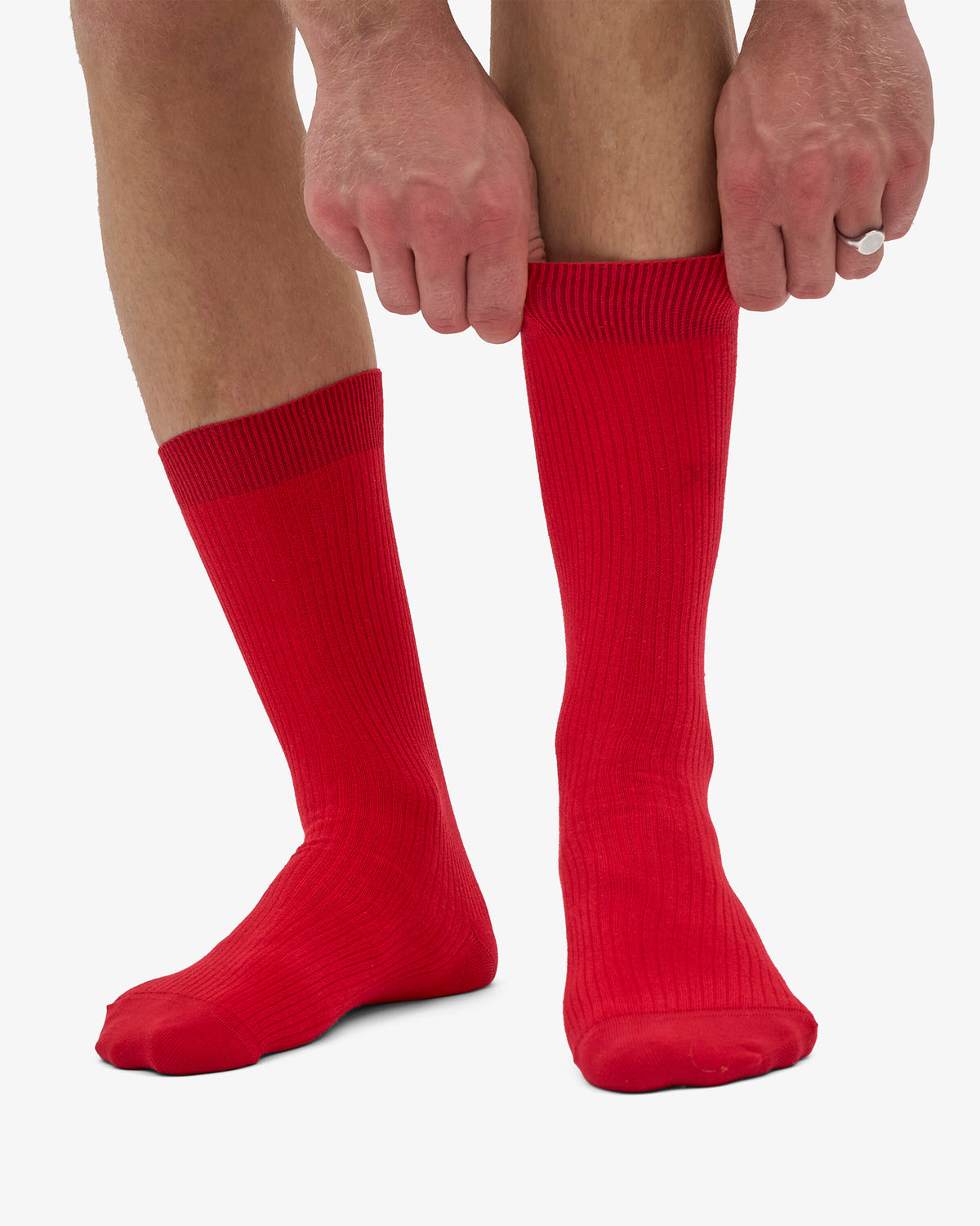 Scarlet Red Classic Socks