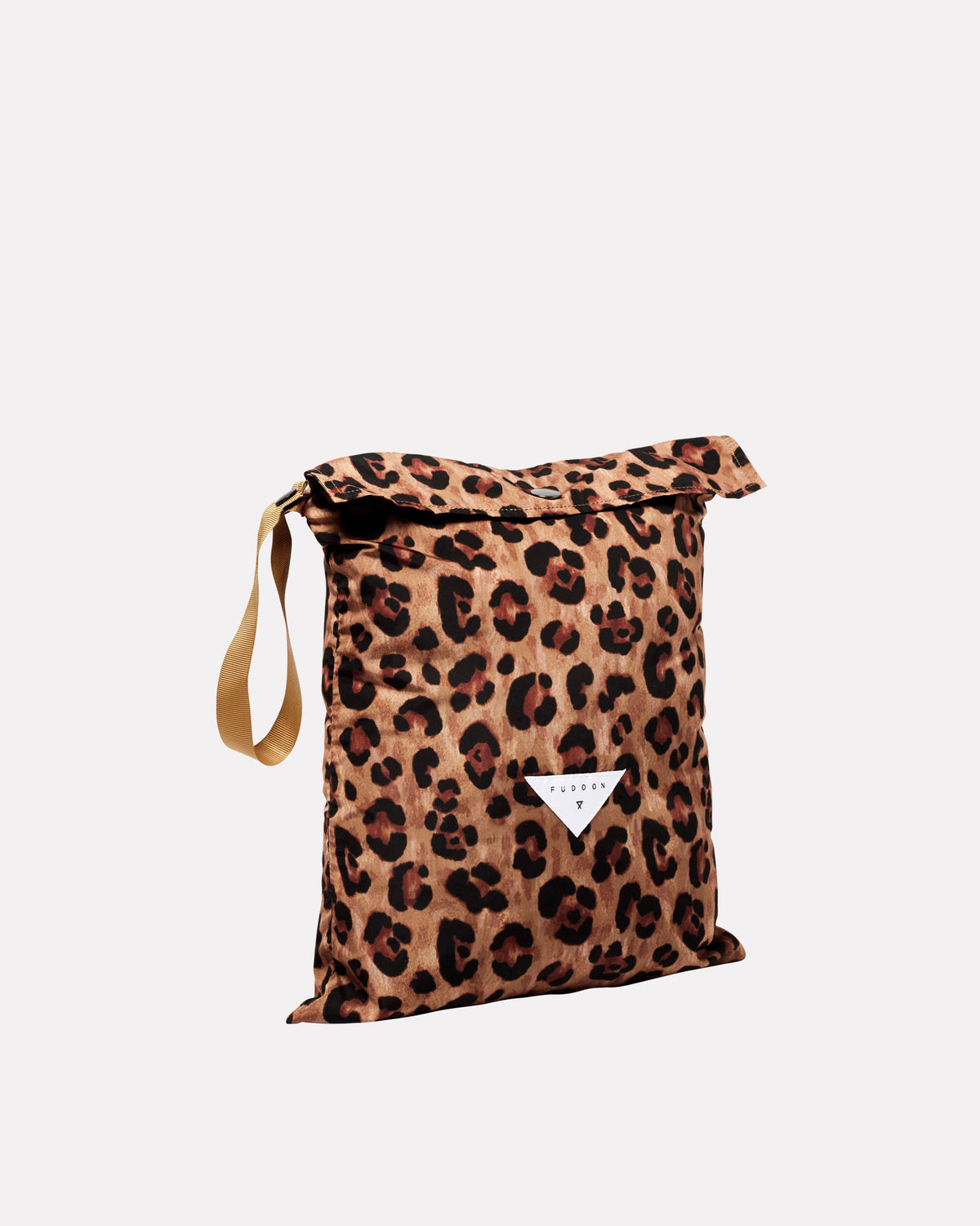 Leopard & Black Reversible Pull On Hood