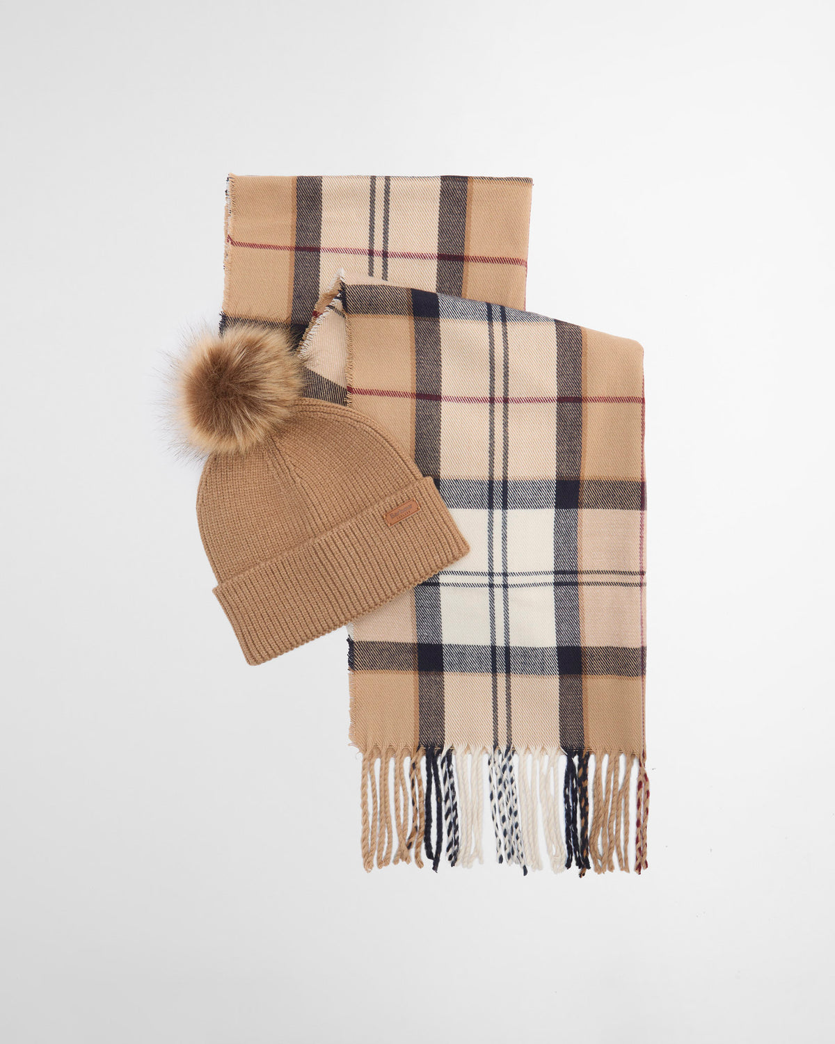 Hessian Tartan Dover Beanie & Hailes Scarf Gift Set