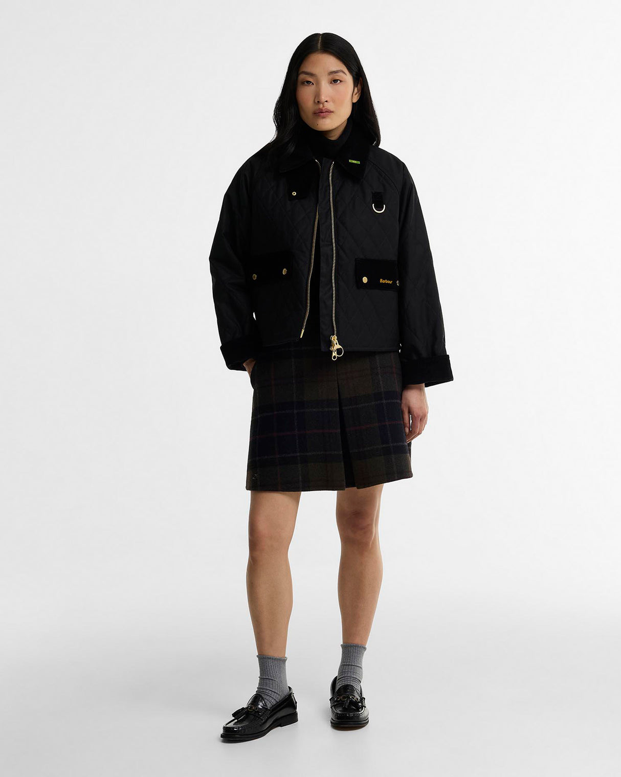 Classic Black Icons Spey Waxed Quilted Jacket