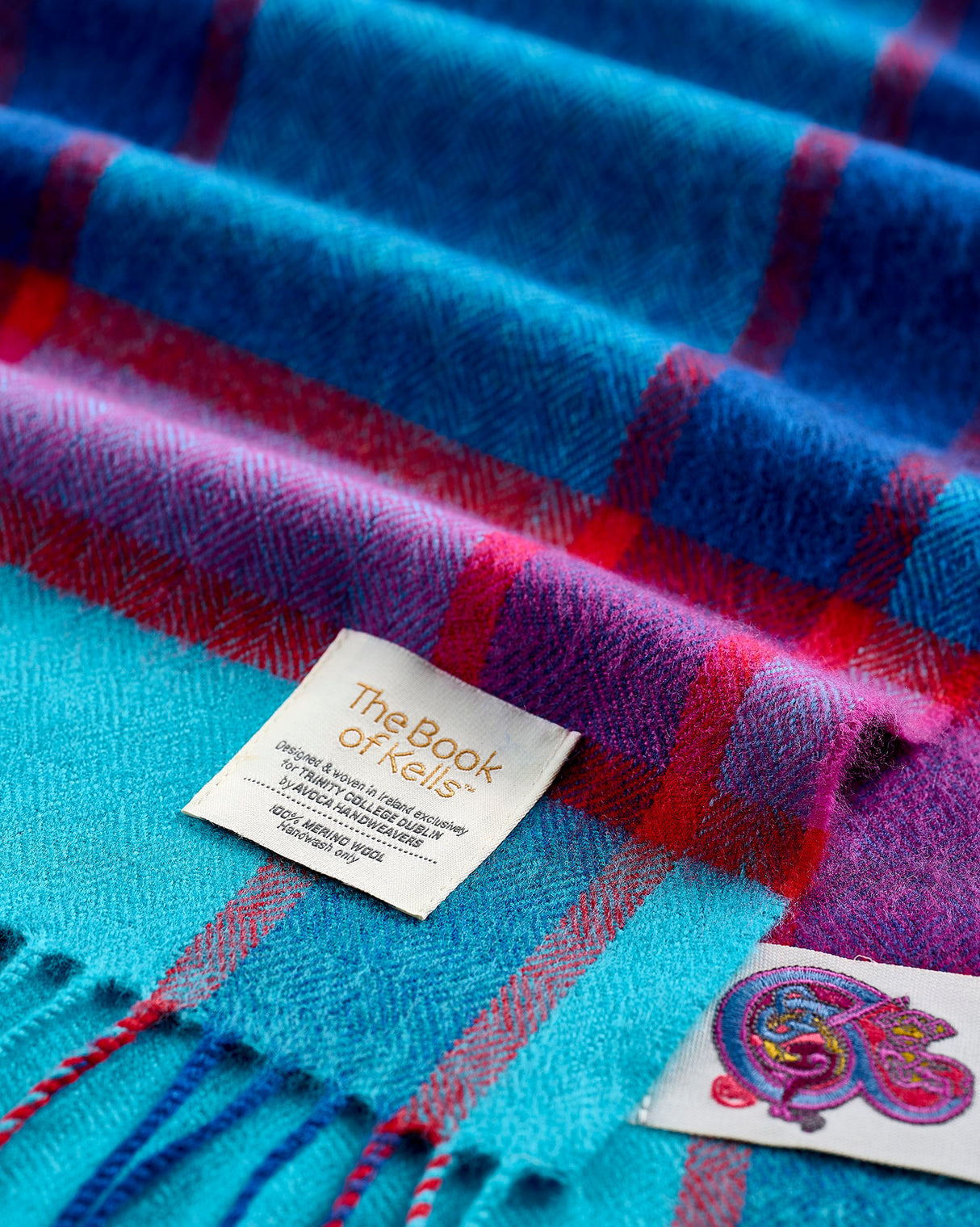 Blue Book of Kells Merino Scarf