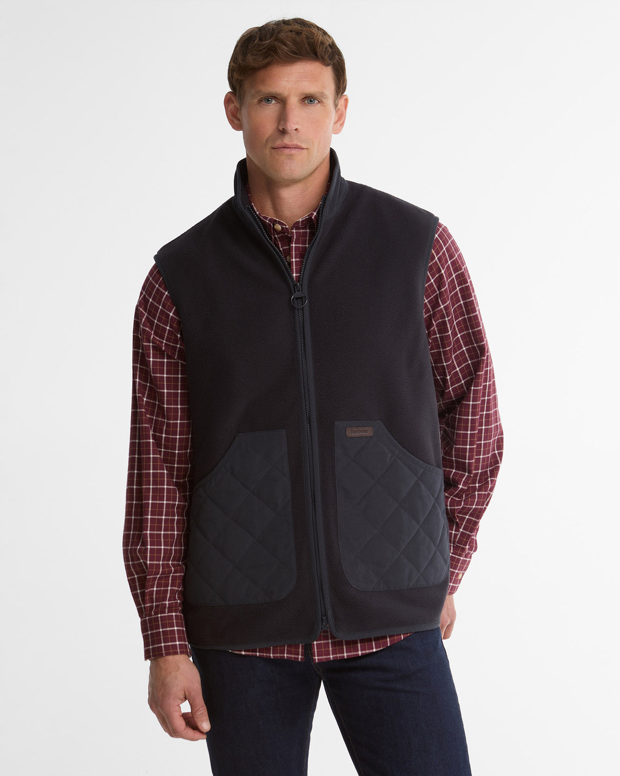 Dark Navy Lowich Fleece Gilet