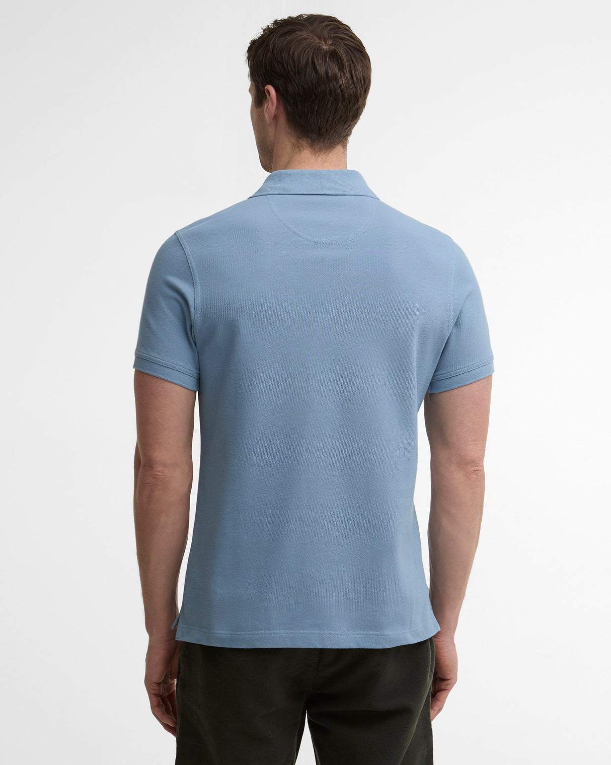 Tartan Blue Pique Polo T-Shirt
