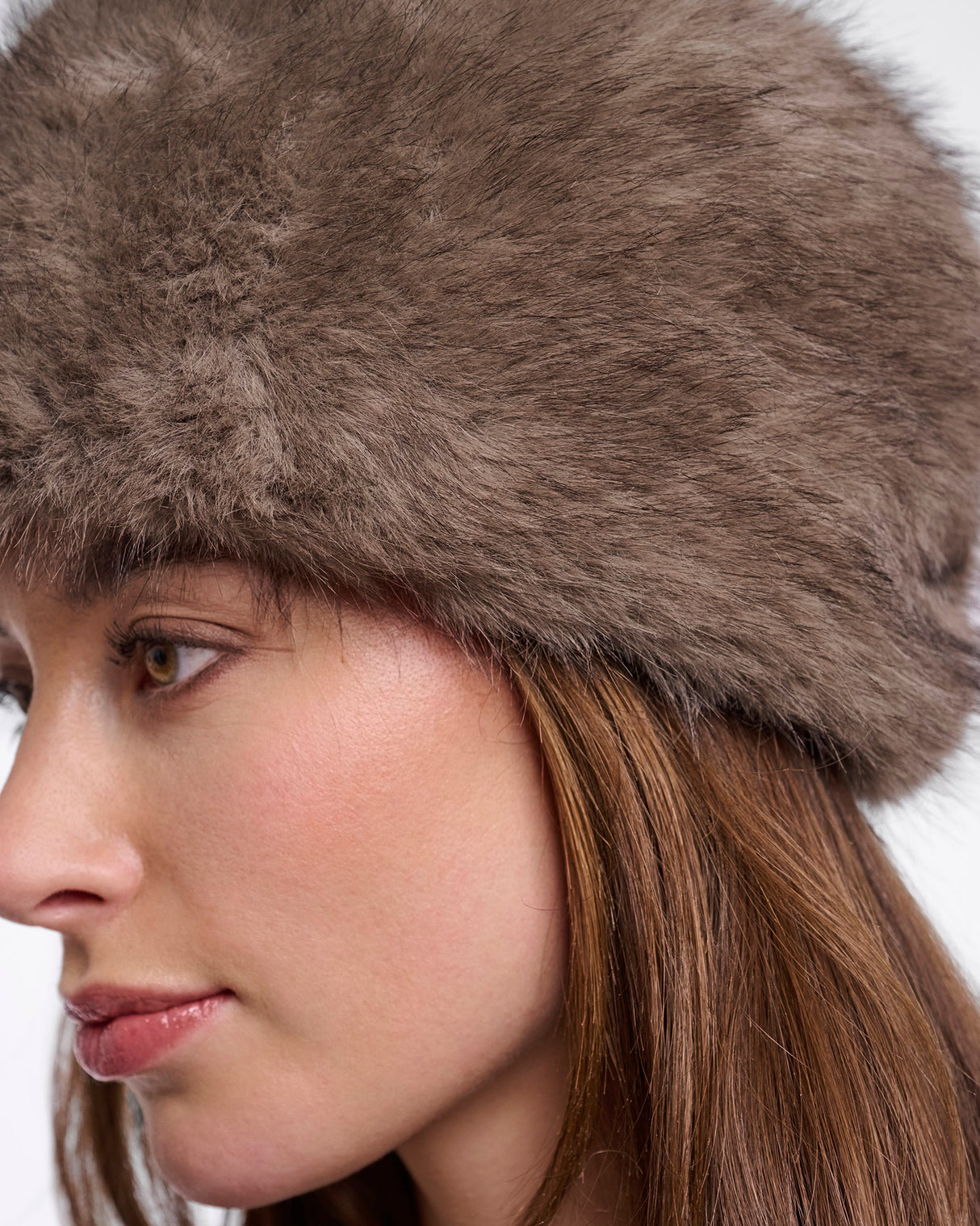 Natural Mokkie Faux Fur Hat
