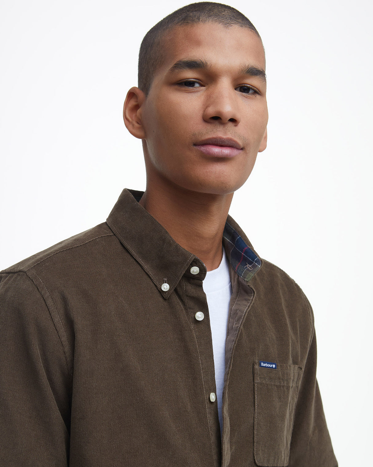 Brown Ramsey Long Sleeve Cord Shirt