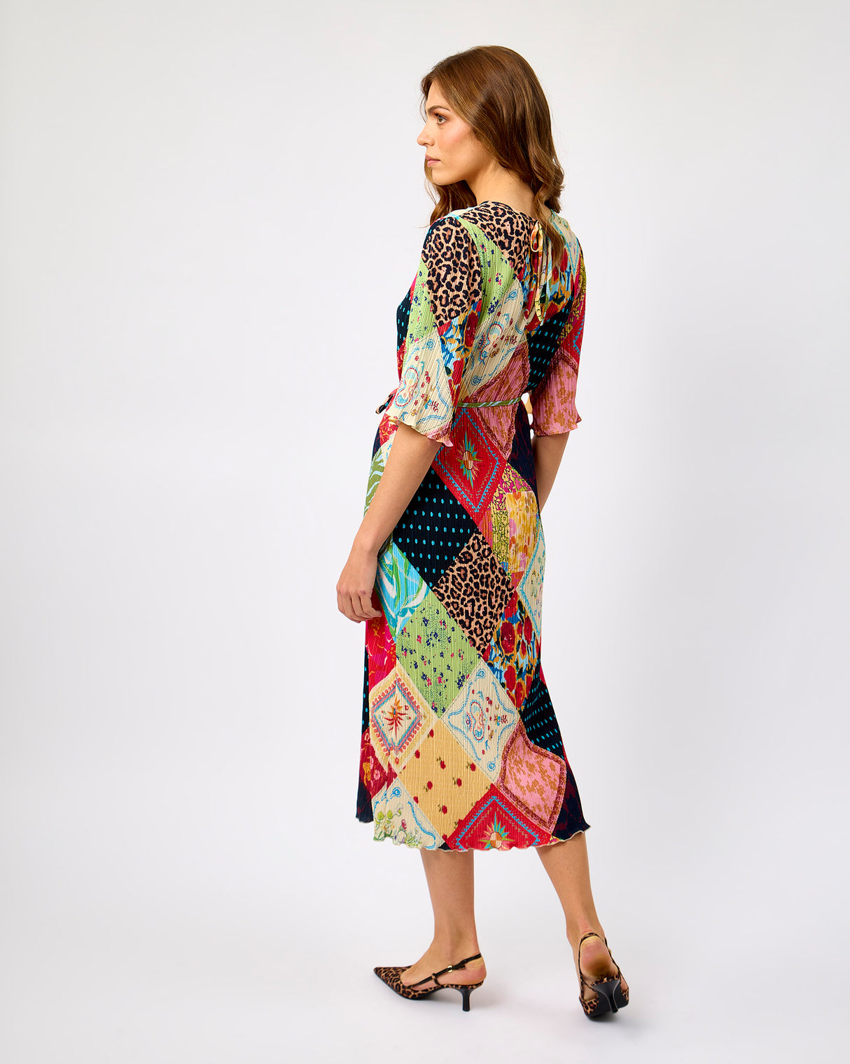 Multicolour Mabel Jardin Du Soleil Patchwork Dress