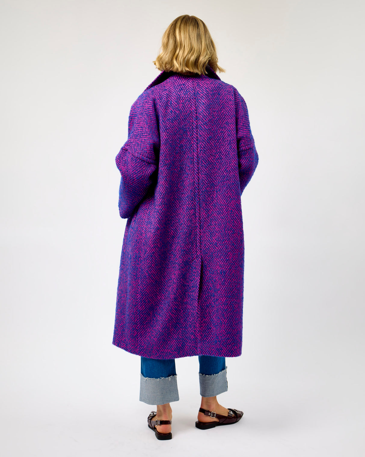 Oh My My Daze Donegal Wool & Mohair Coat