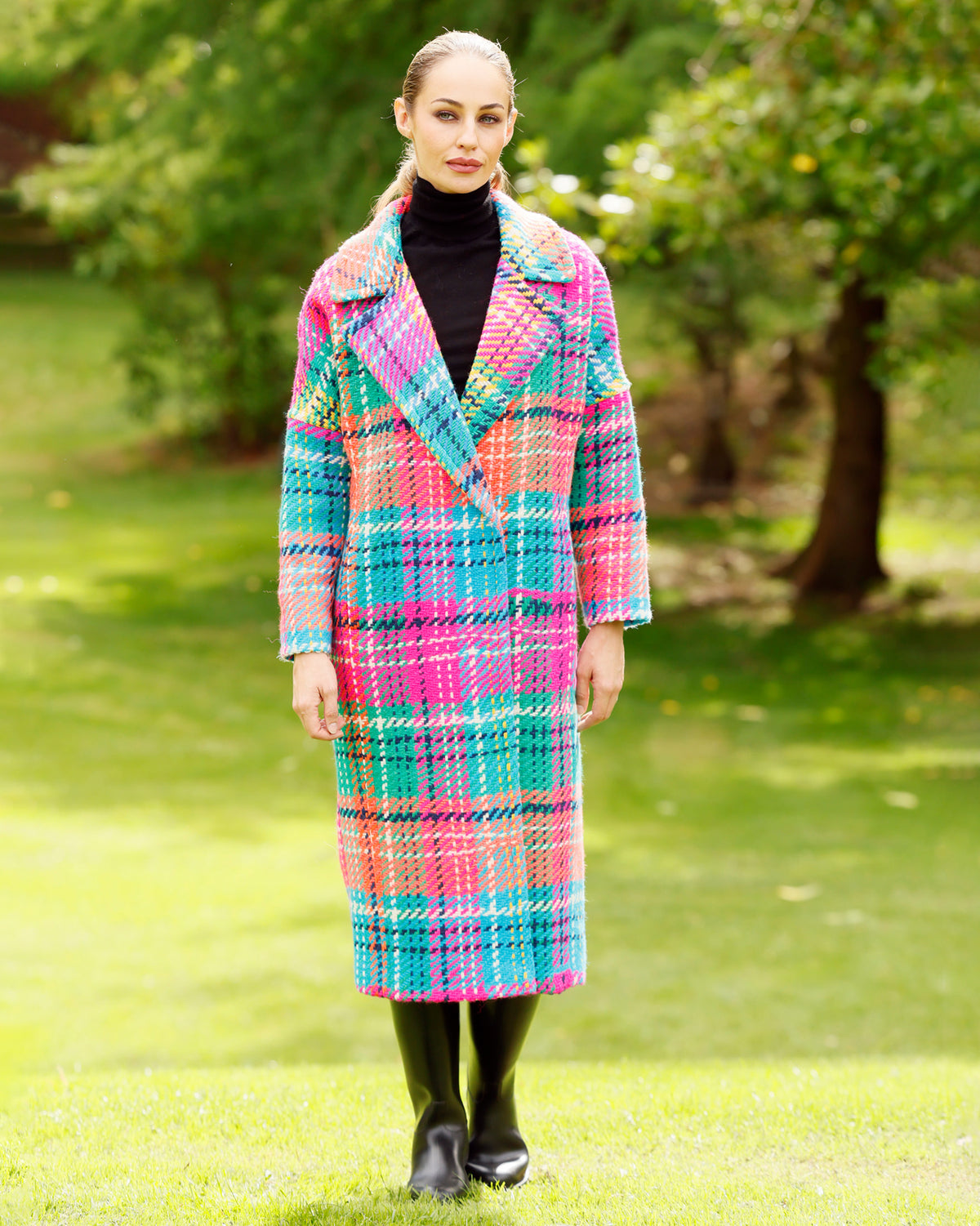 Oh My My Pop Donegal Wool Coat