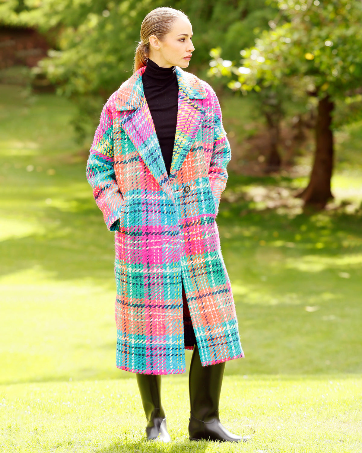 Oh My My Pop Donegal Wool Coat