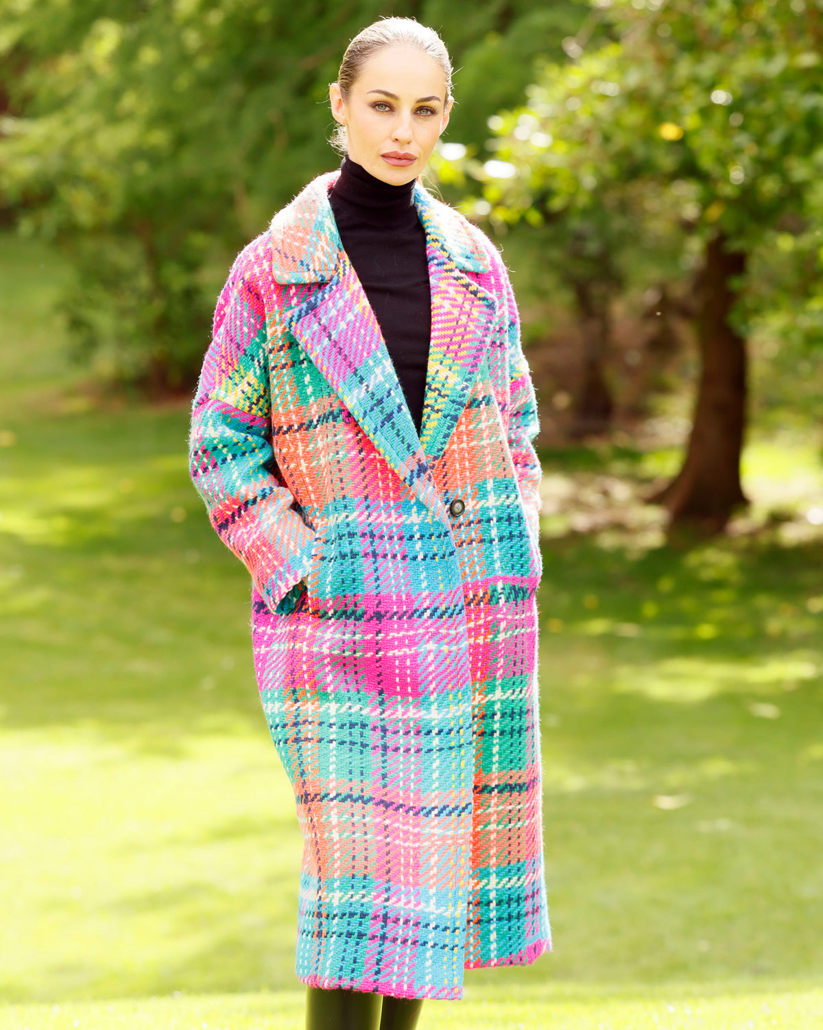 Oh My My Pop Donegal Wool Coat