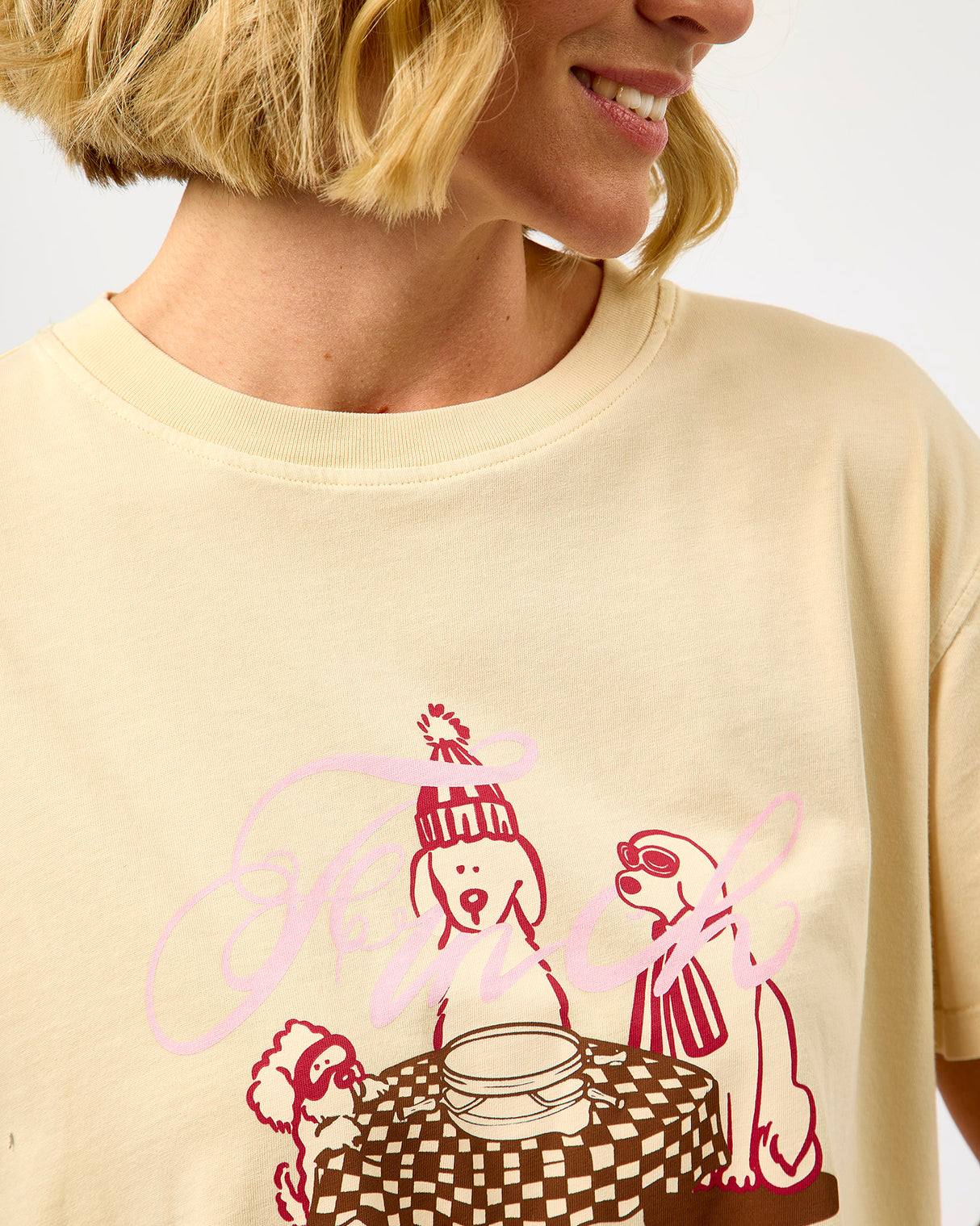 Cream Raclette Graphic T-Shirt