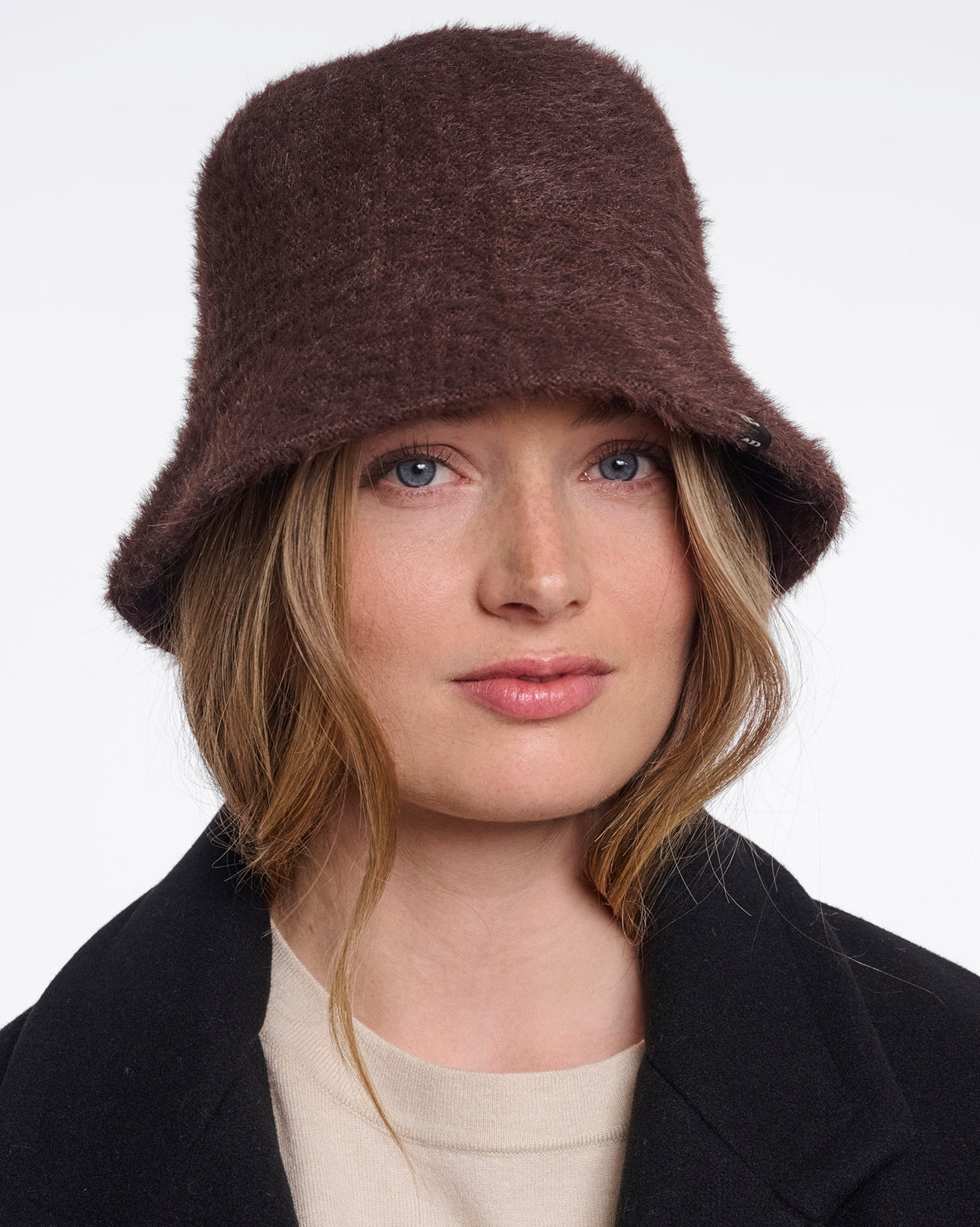 Coffee Roast Sabeau Textured Bucket Hat