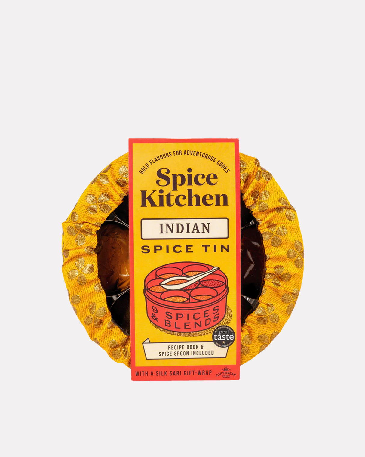 Spice Kitchen Sari Wrap Indian Spice Tin
