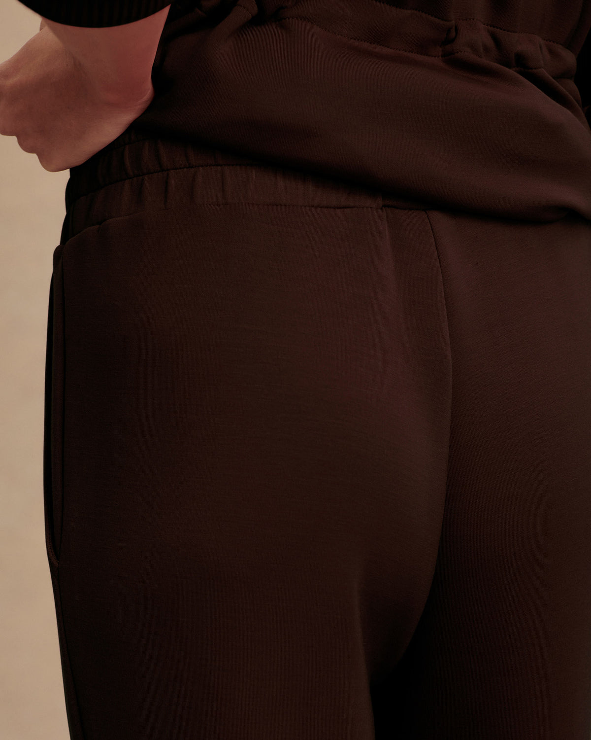 Coffee Bean Wide Leg Trousers