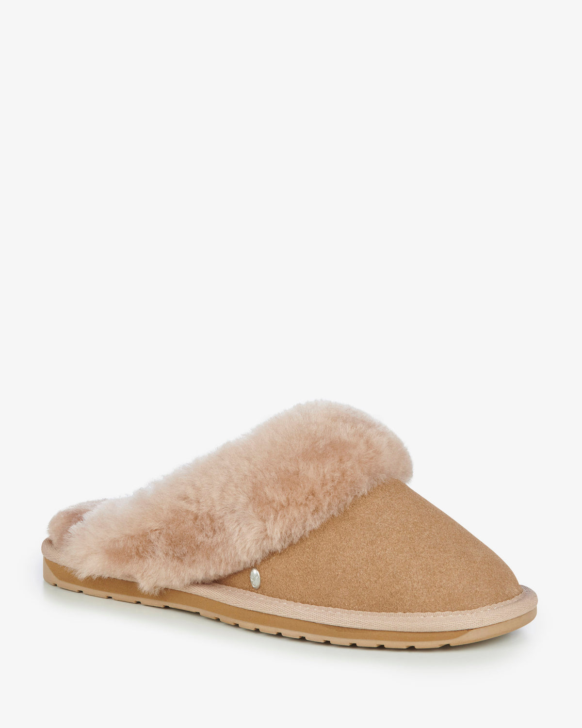 Camel Jolie Sheepskin Slippers