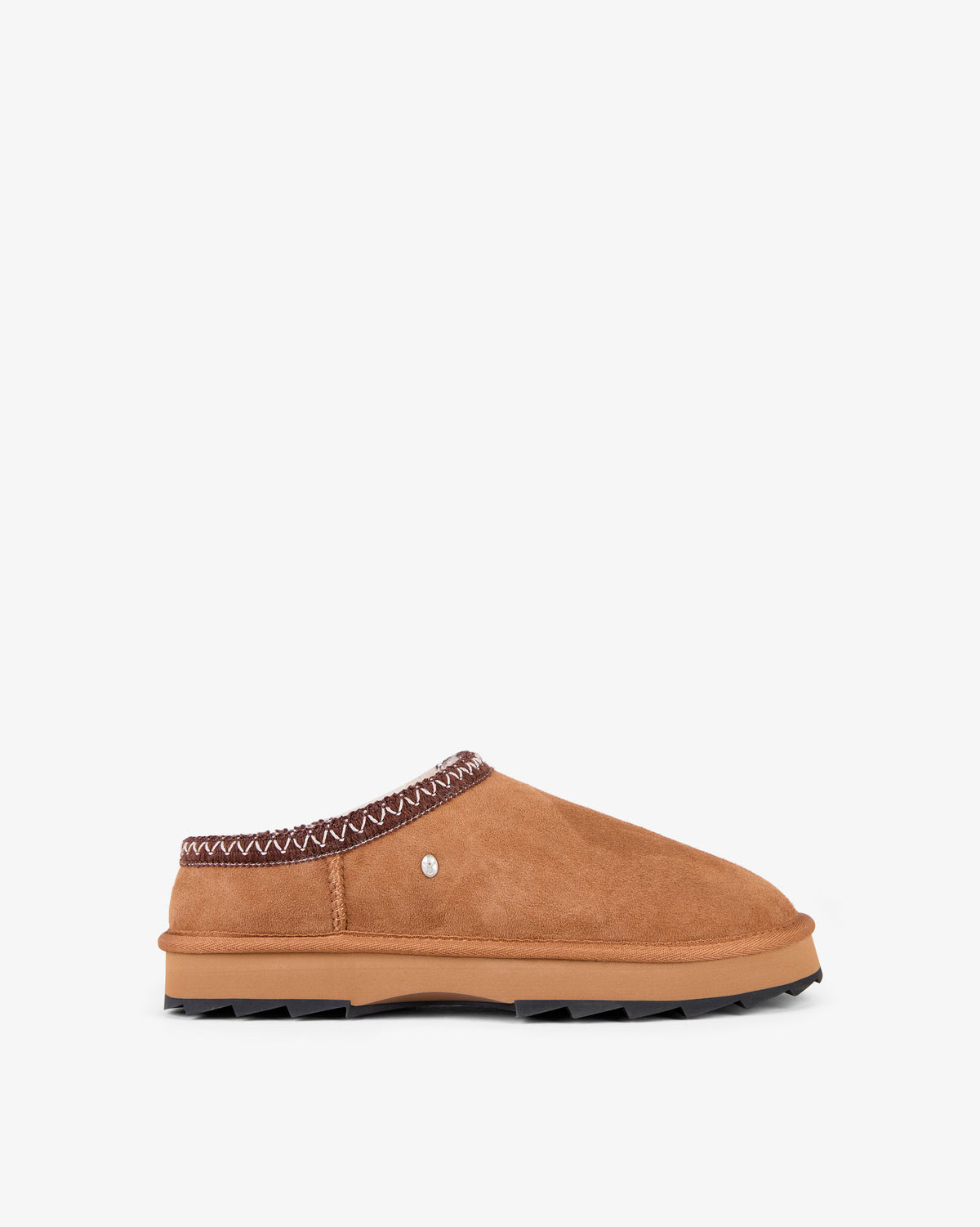 Chestnut Sharky Scuff Sheepskin Mule Slippers