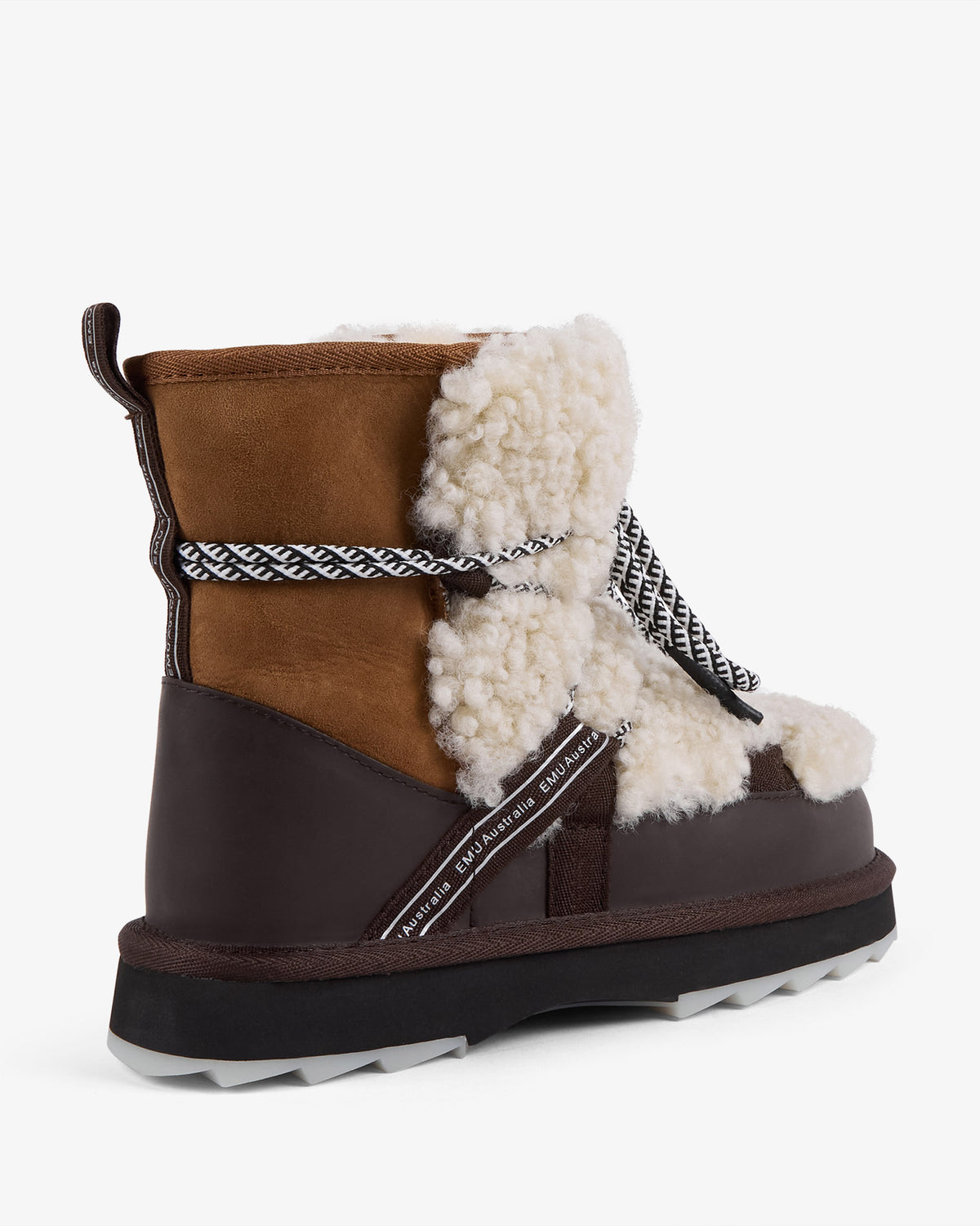Chestnut Blurred Teddy Boots