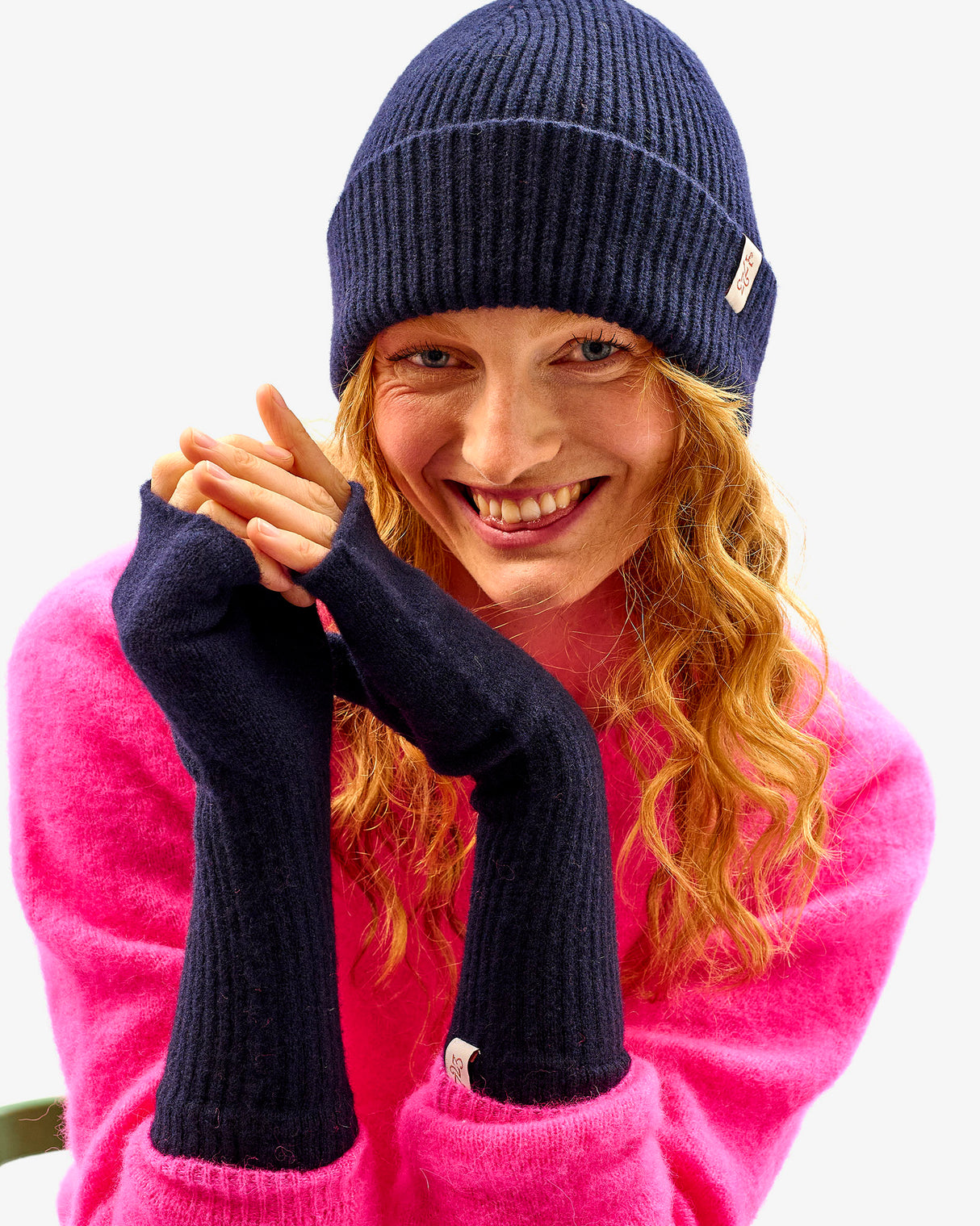 Navy Clyde Lambswool Hat