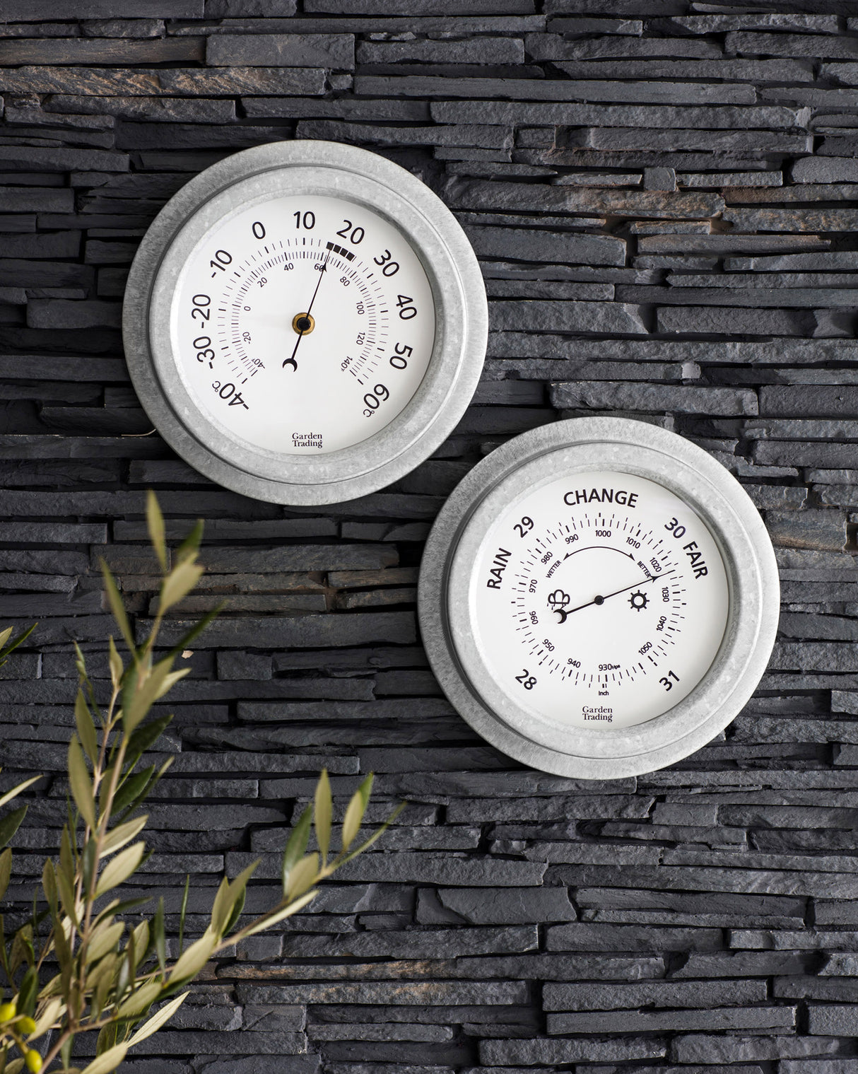 Galvanised Steel St Ives Thermometer