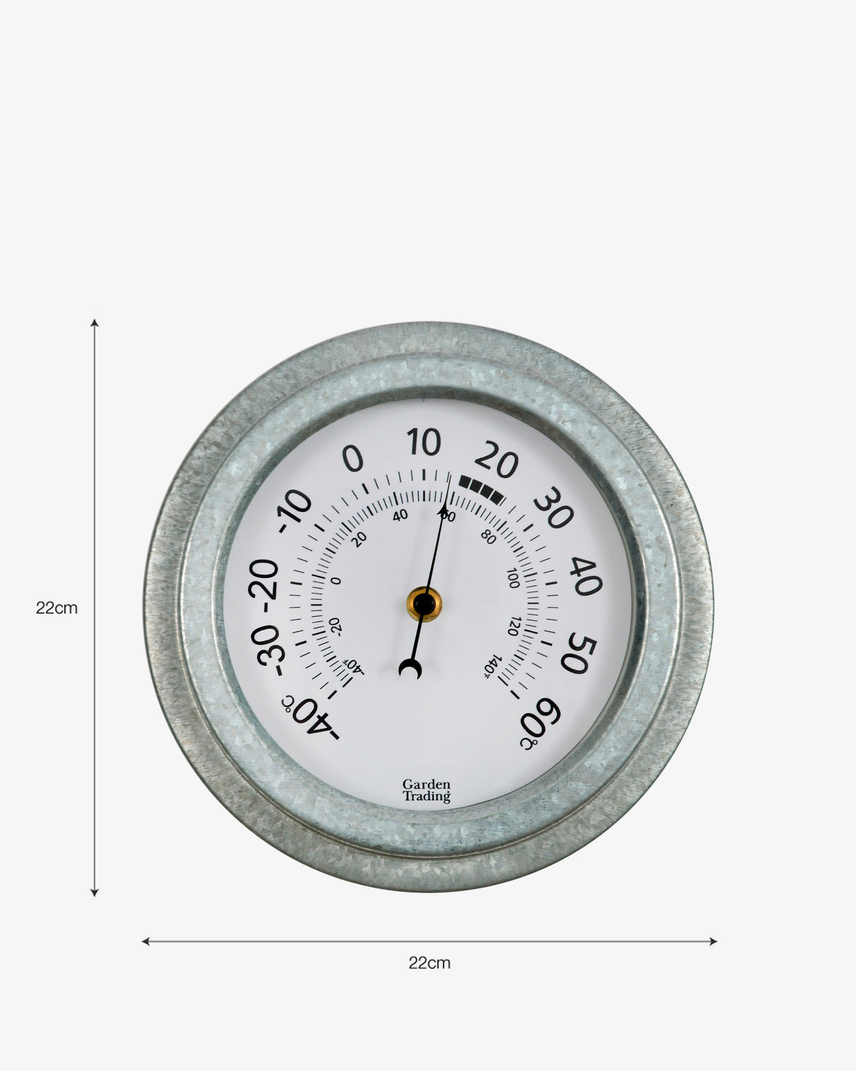 Galvanised Steel St Ives Thermometer